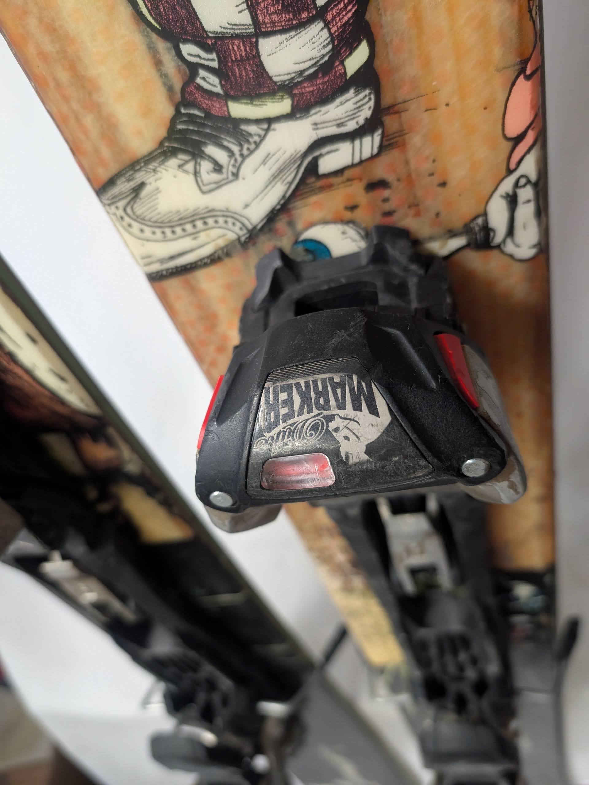 K2 Hell Bent XC Skis Marker Duke Randonee AT Bindings Size 180 Cm