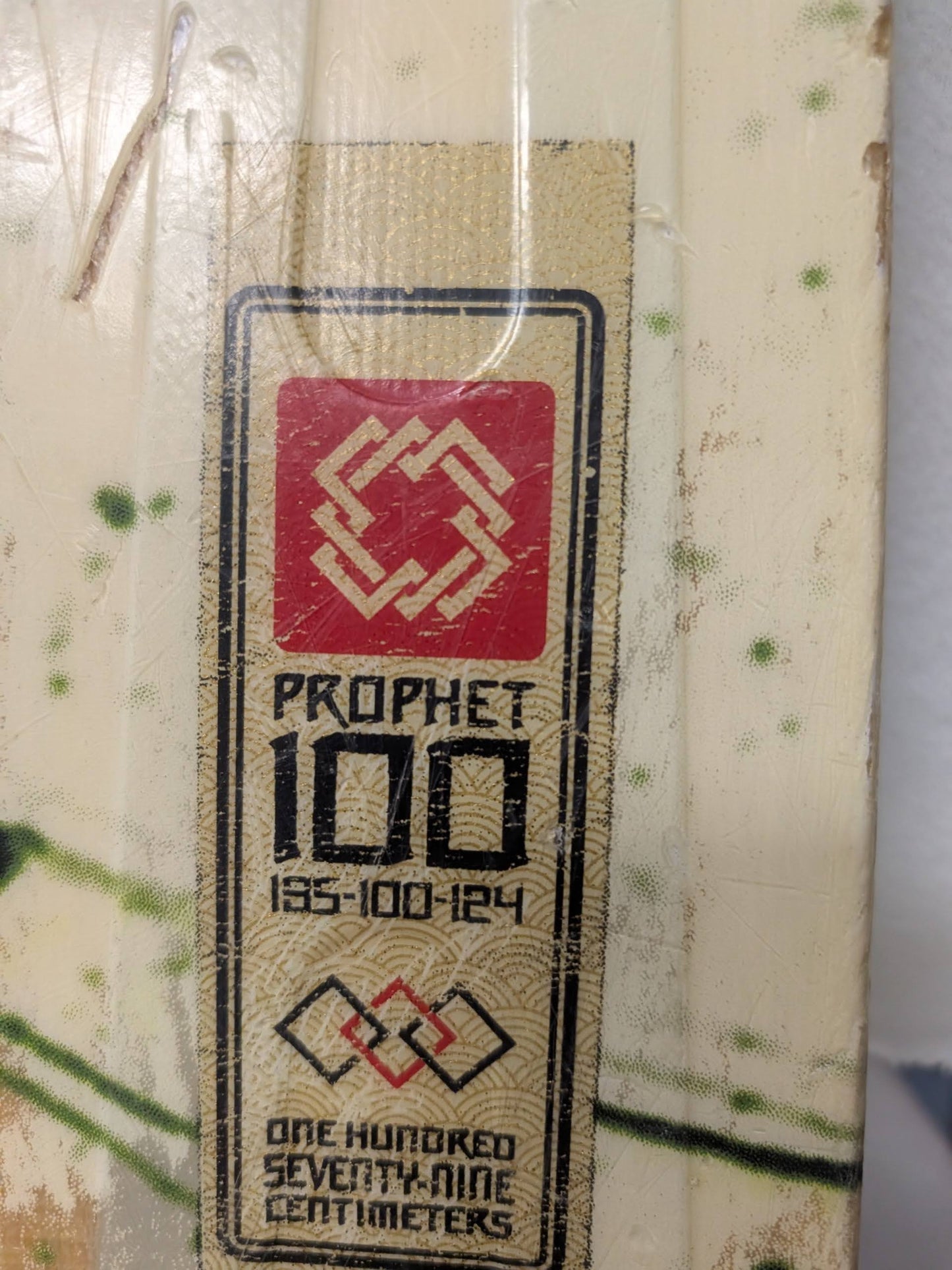 Line Prophet 100 Skis Telemark Bindings Size 178 Cm Brown Used