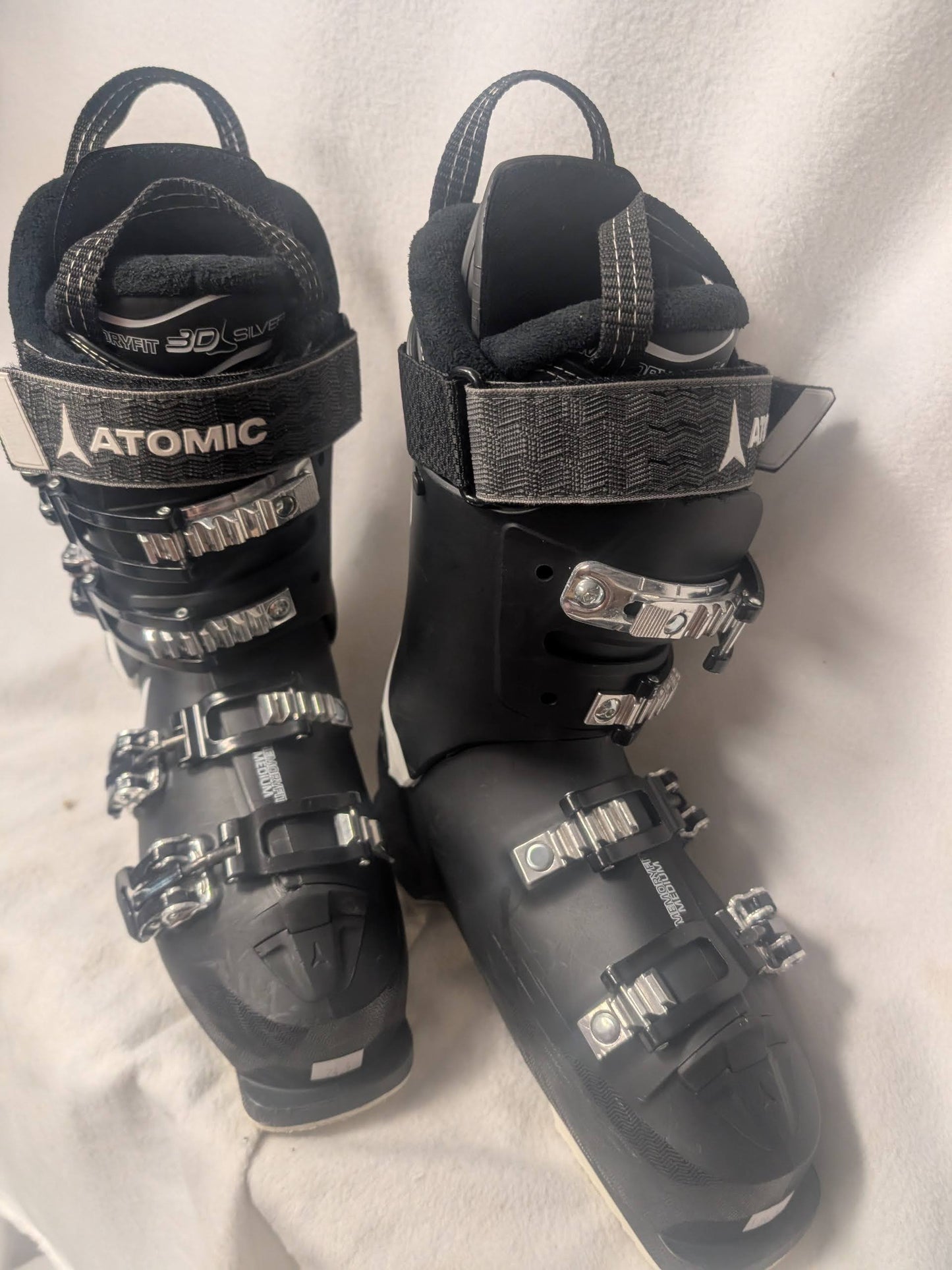 Atomic Ski Boots Size 24.5 Color Black Condition Used