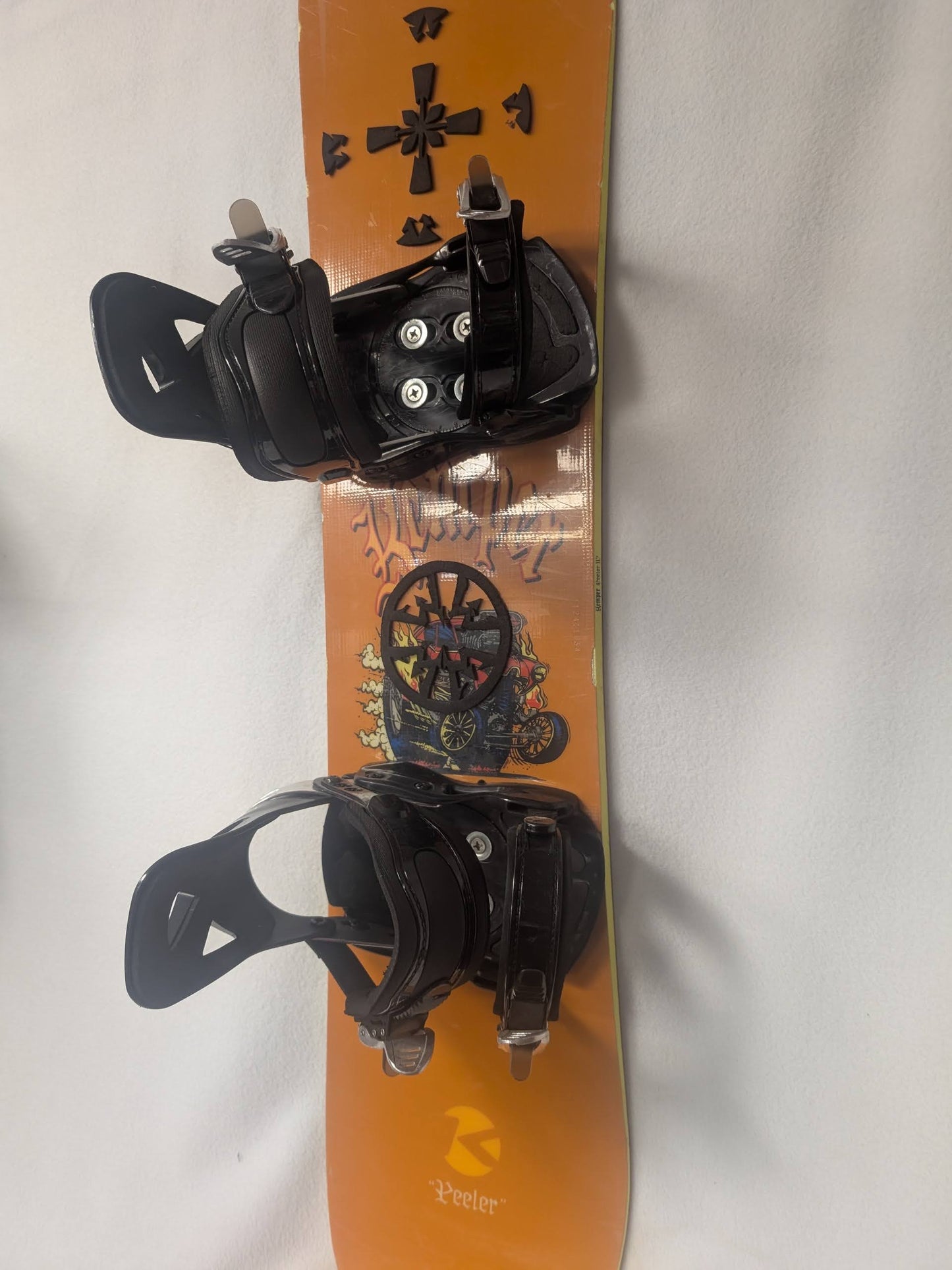 Kemper Snowboards Lamar MX1 Bindings Size 110 Cm Color Orange Condition Used