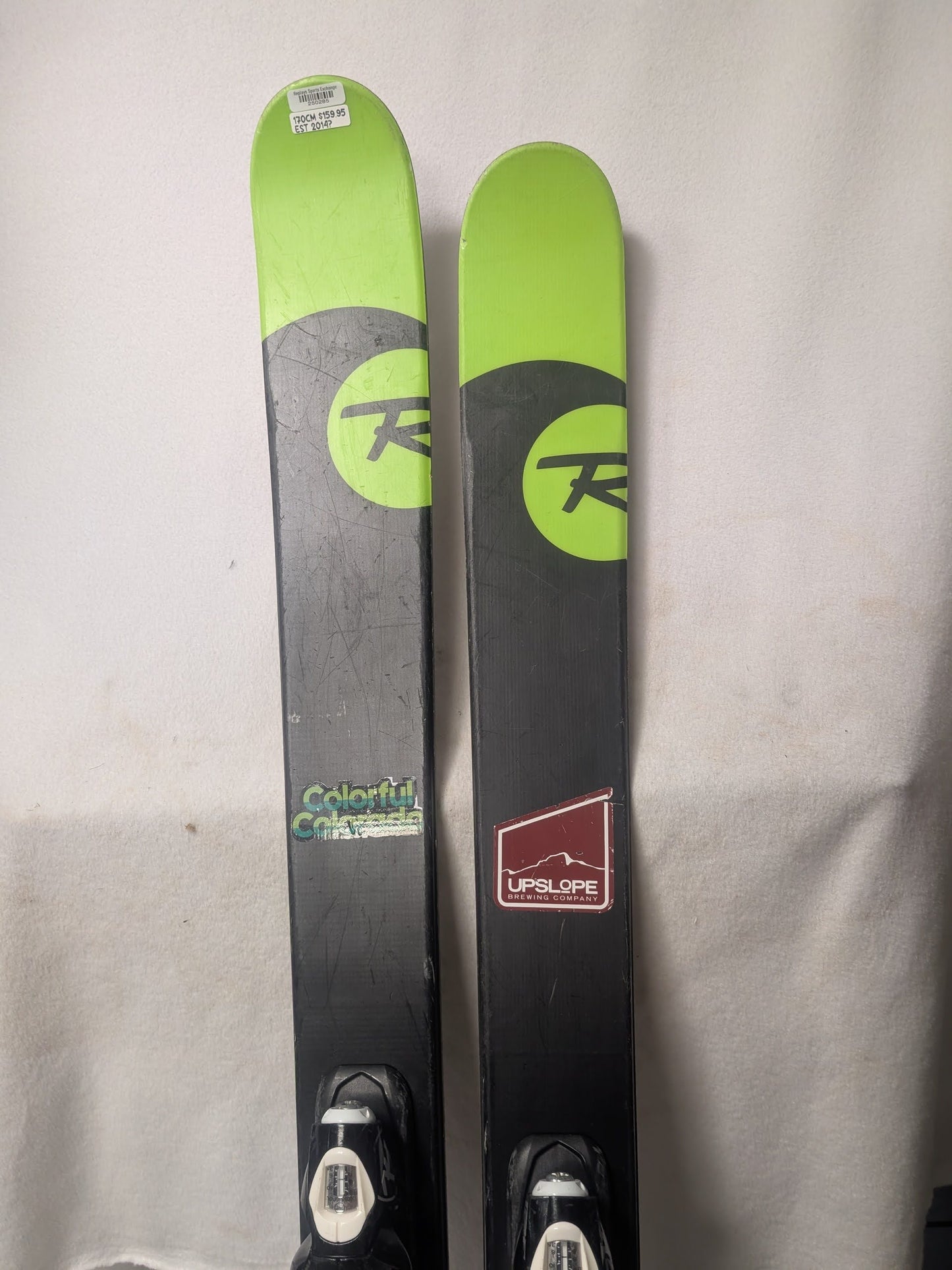 Rossignol Skis Rossignol Axium Bindings Size 170cm Color Green Condition Used
