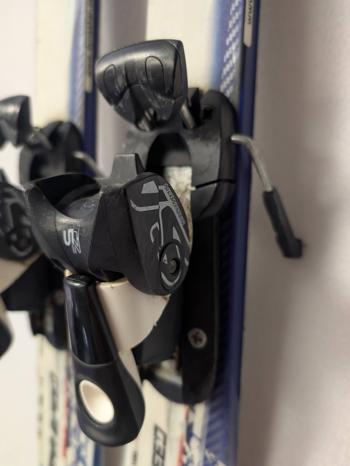 Dynastar Team Speed Skis TZ5 Bindings Size 100 Cm Color White Condition Used