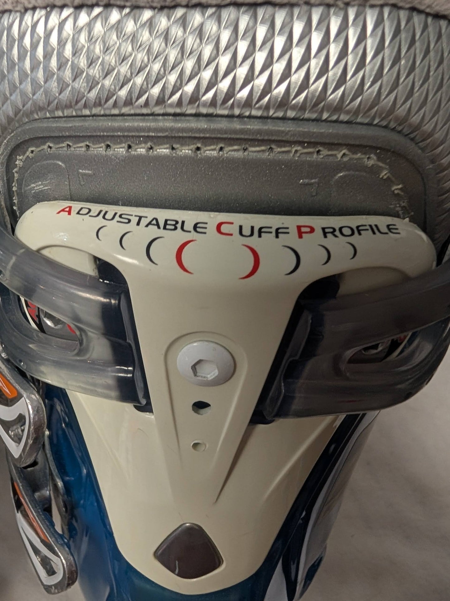 Nordica Olympia Sm10 Women's Ski Boots Size 25.5 Color Blue Condition Used