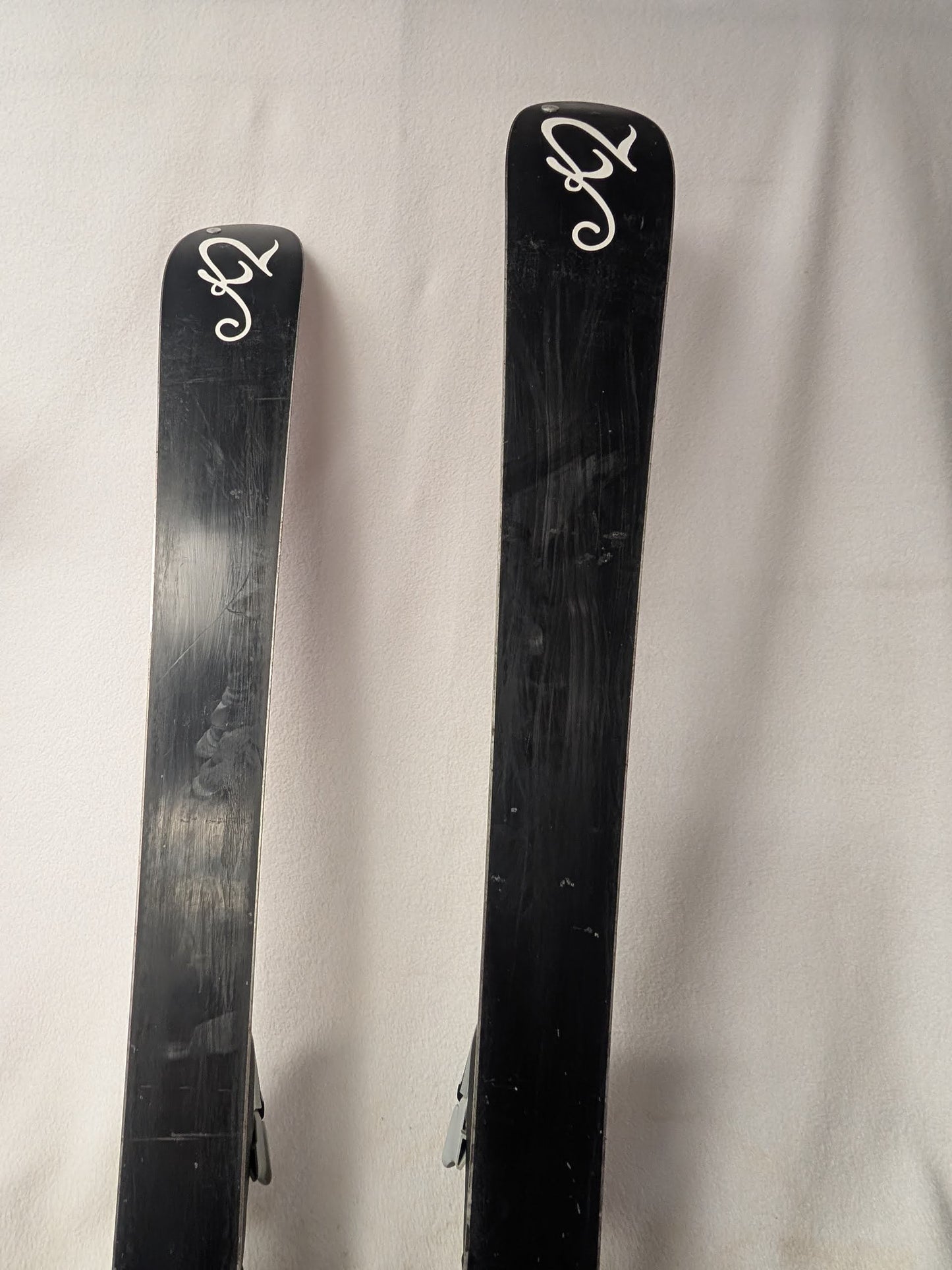 K2 Burnin Luv Skis Marker Mod 11 Bindings 157 Cm Color Red Condition Used