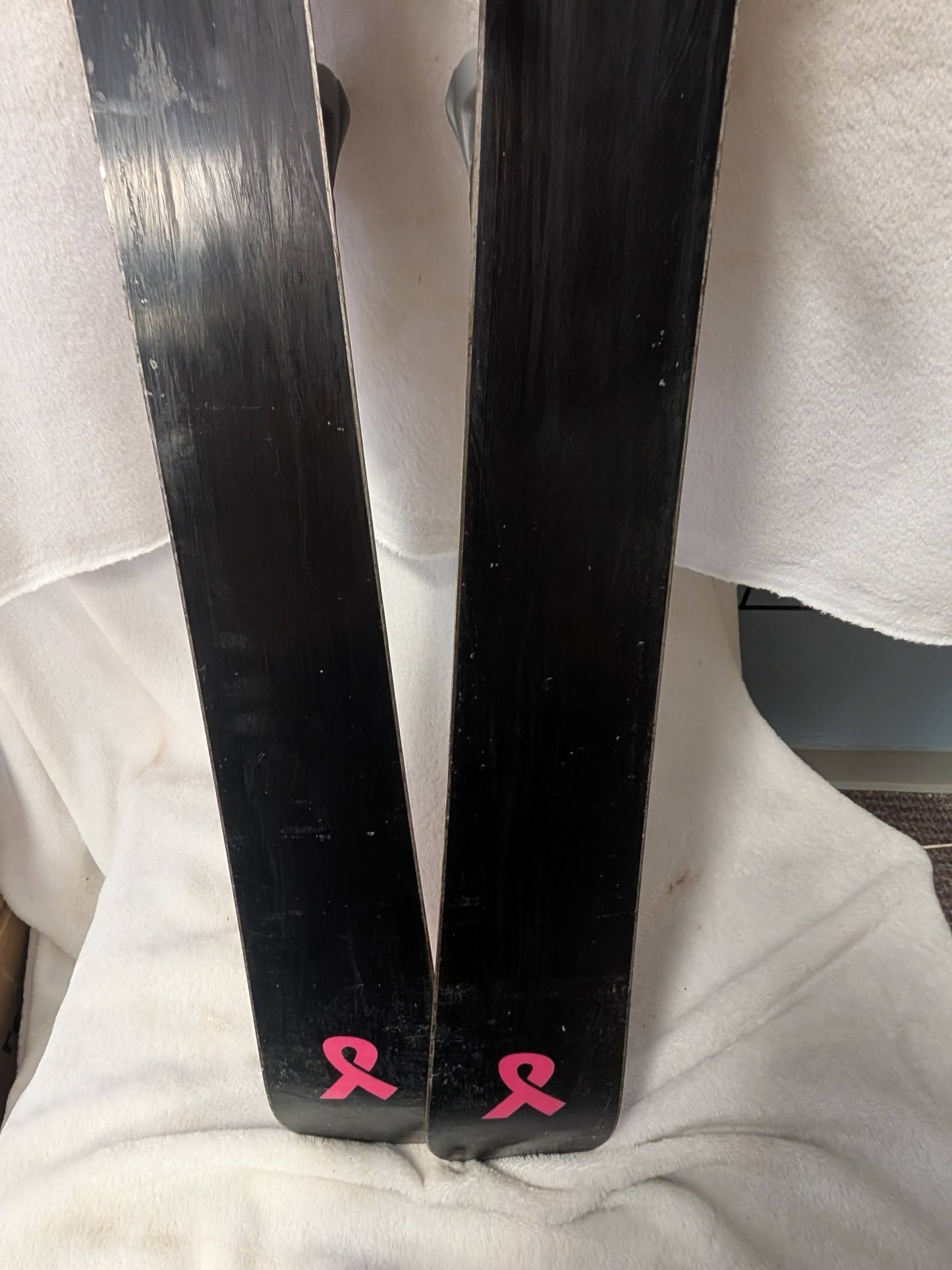 K2 Burnin Luv Skis Marker Mod 11 Bindings 157 Cm Color Red Condition Used