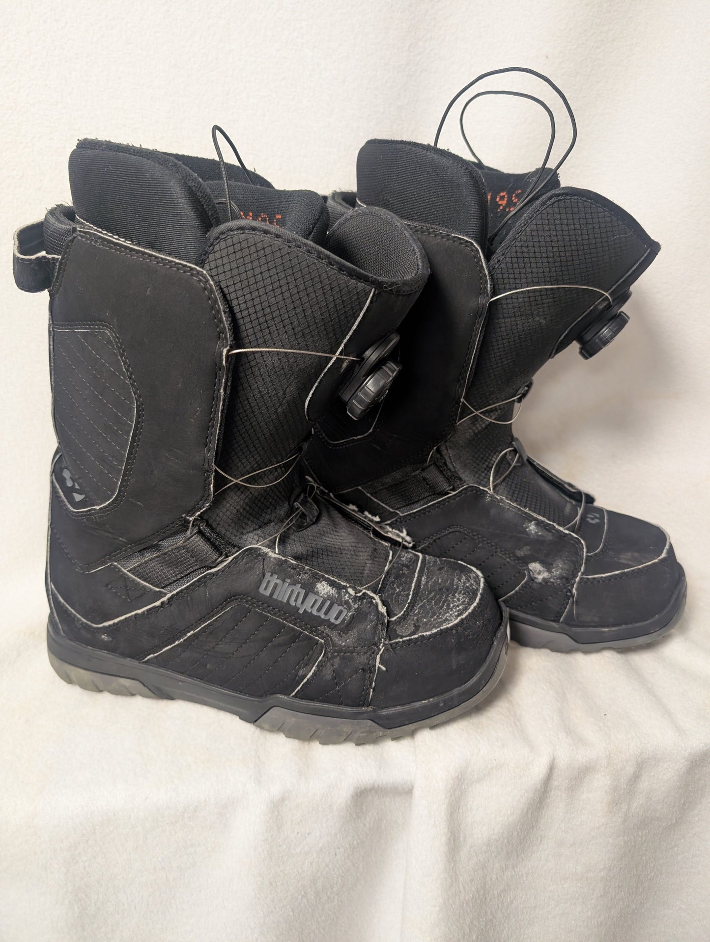 ThirtyTwo Griffon Snowboard Boots Size 9.5 Black Used Boa