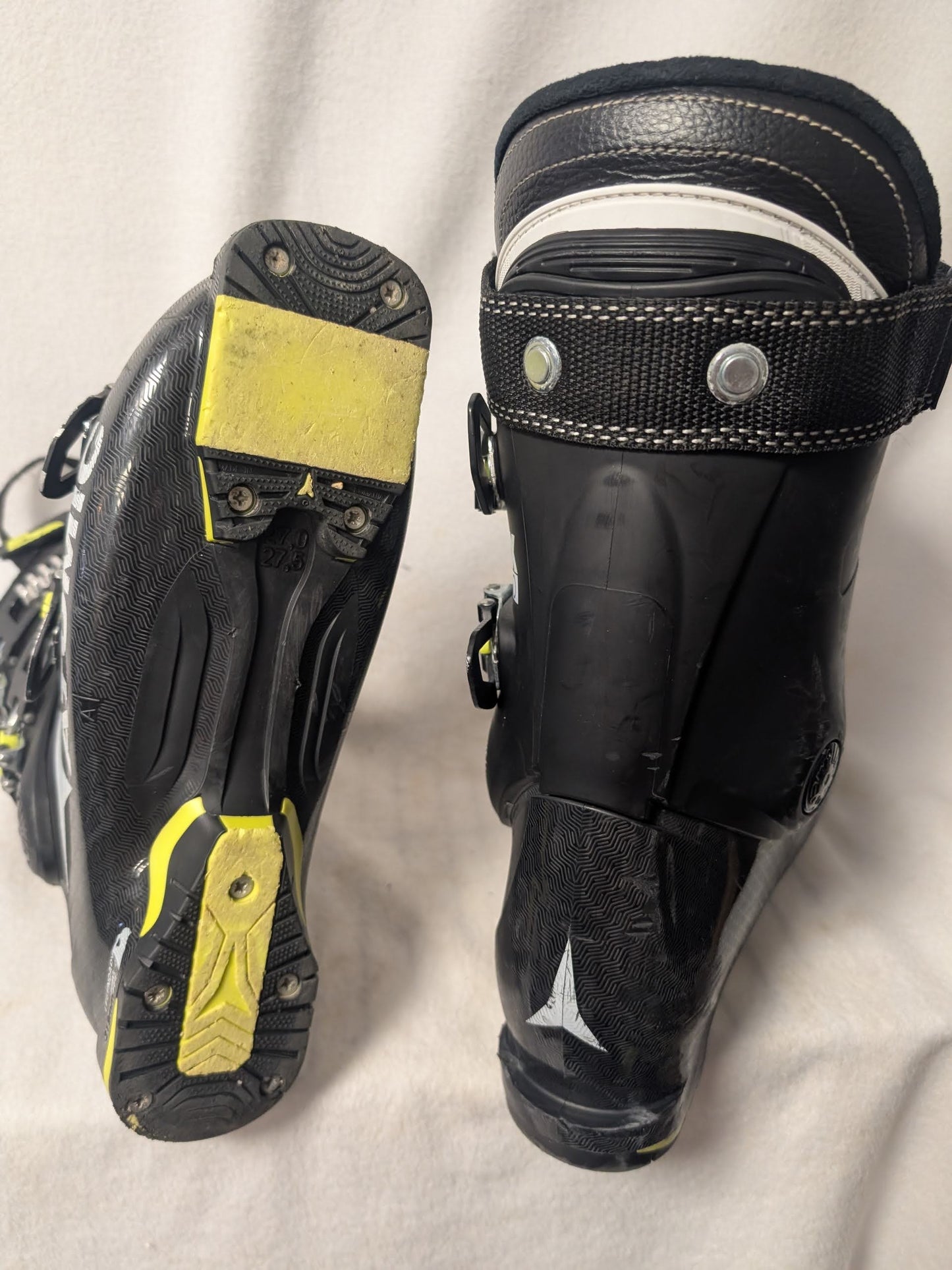 Atomic Hawk Magna 100 Ski Boots Size 27.5 Color Black Condition Used