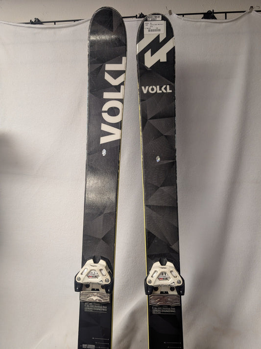 Volkl Wall Skis Elan Attack Bindings Size 169 Cm Black Used
