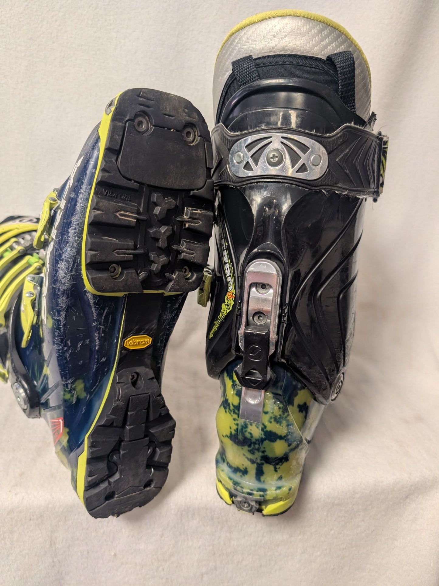 Scarpa AT XC Ski Boots Size 27.5 Yellow Used Randoneé Skimo Touring