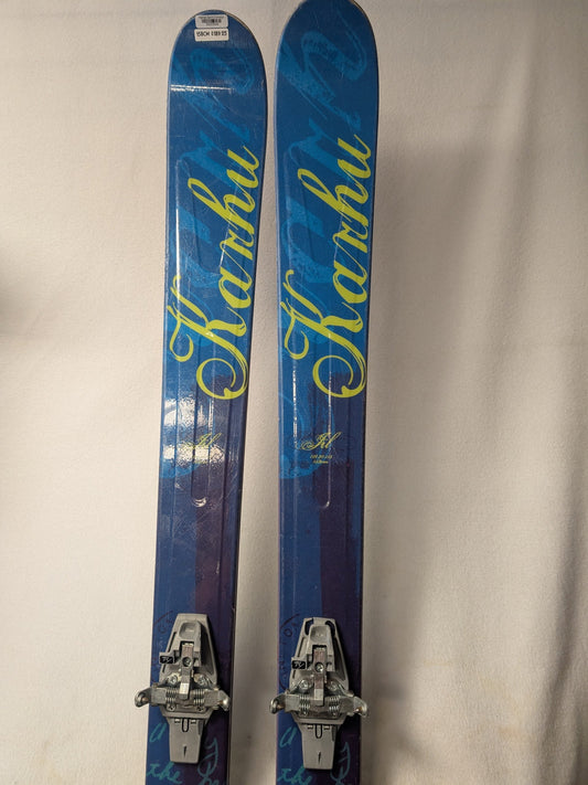 Karhu XC Skis Randonee AT Bindings Size 158 Cm Blue Used