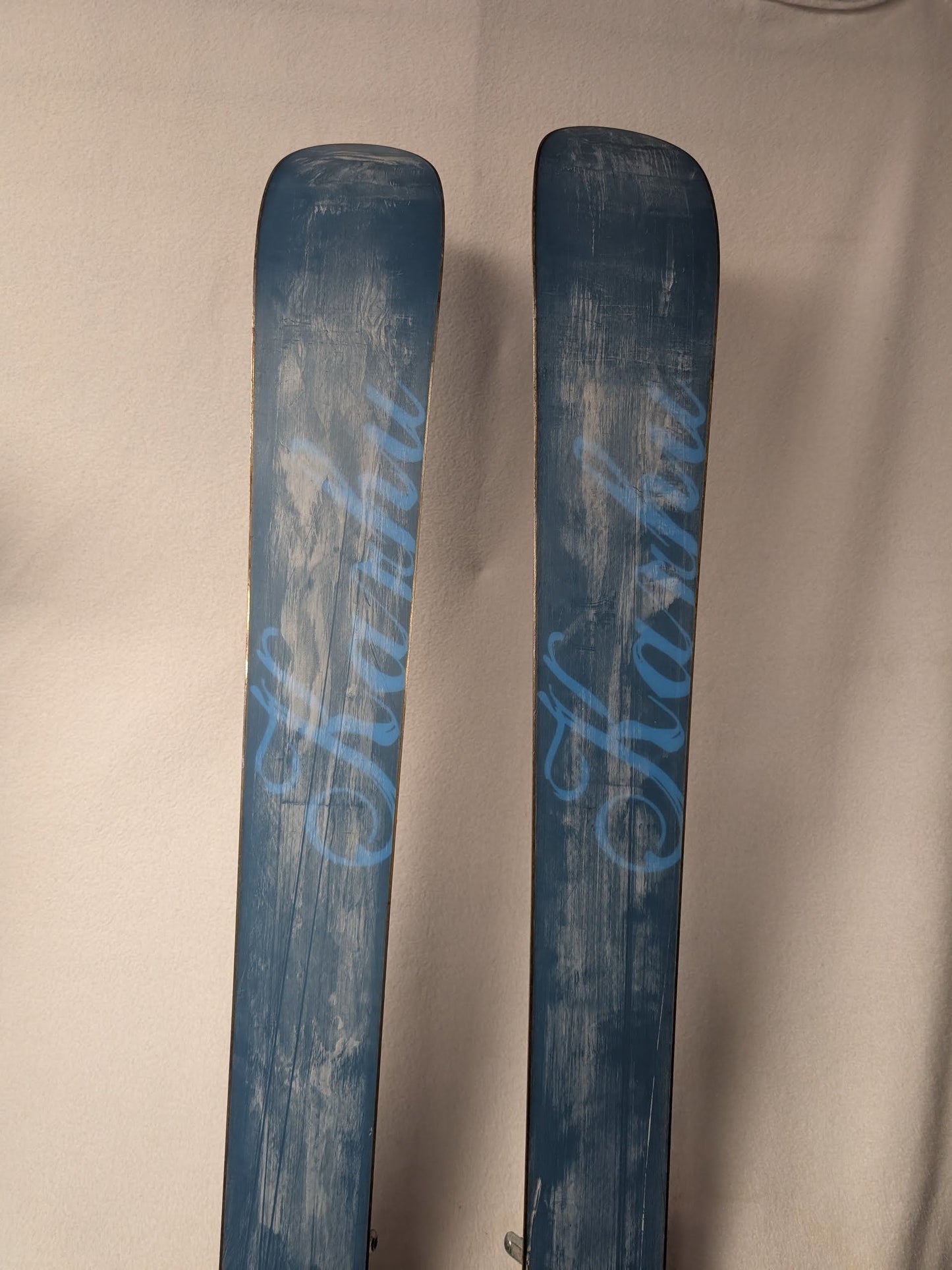 Karhu XC Skis Randonee AT Bindings Size 158 Cm Blue Used