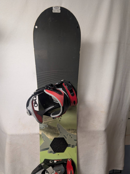 Burton 13 Snowboards Burton Bindings Size 136Cm Color Black Condition Used