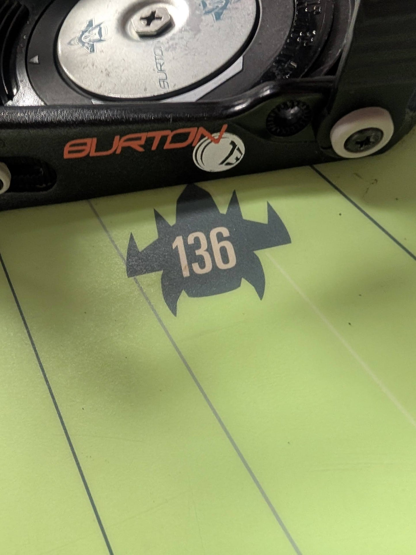 Burton 13 Snowboards Burton Bindings Size 136Cm Color Black Condition Used