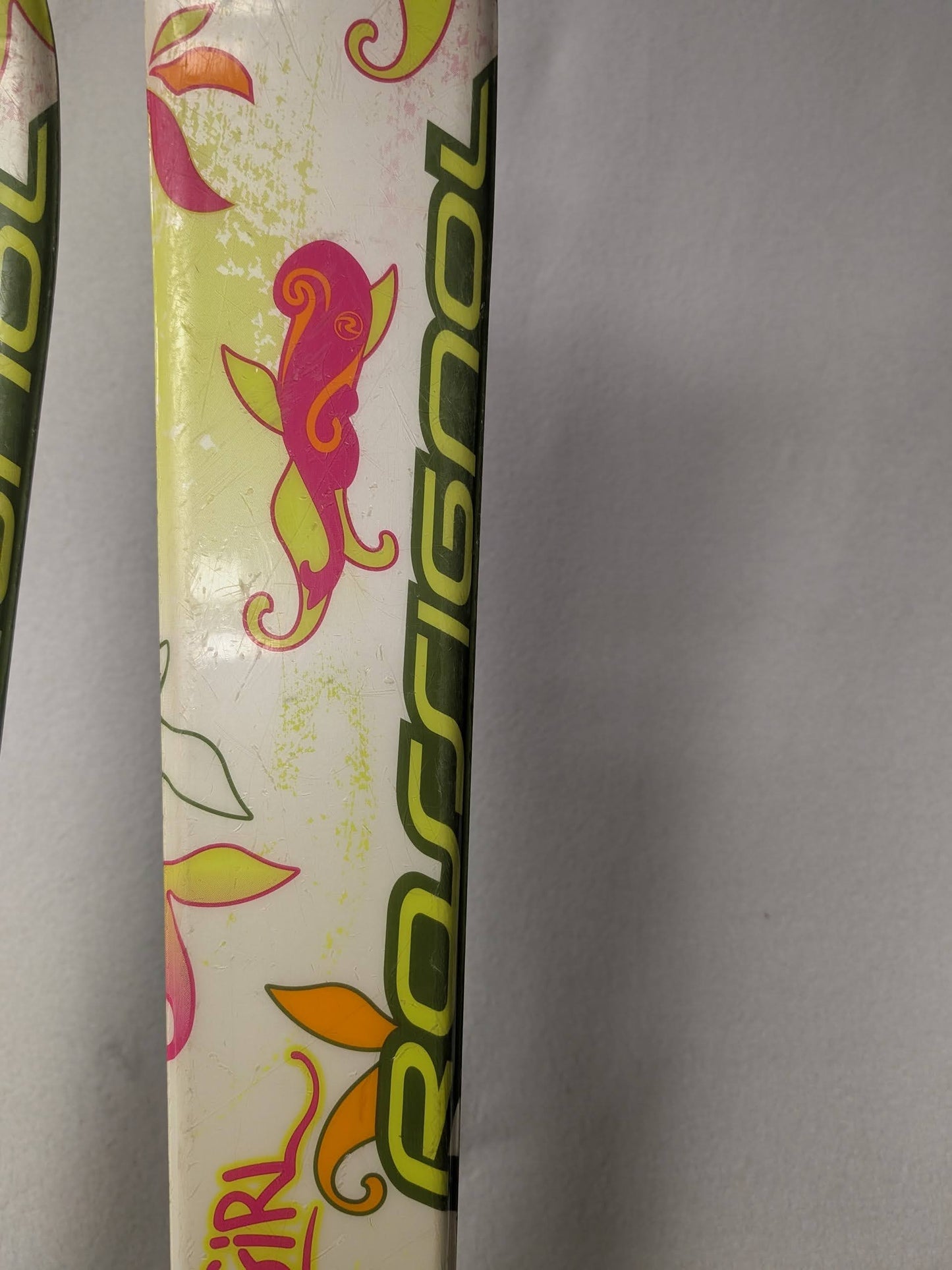 Rossignol Fun Girl Skis Bindings Size 140 Cm White Used