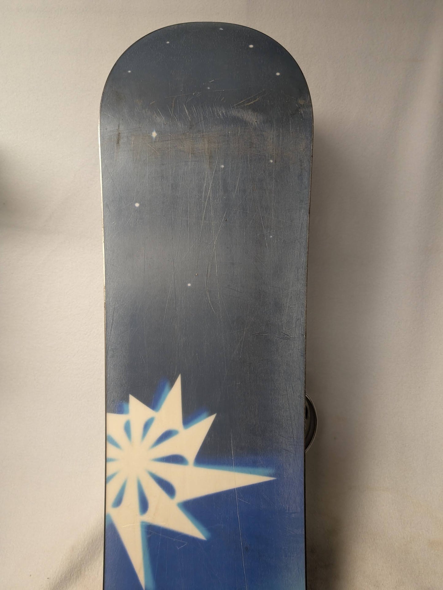 Burton Clash Snowboards Ride Bindings Size 153 Cm Color White Condition Used