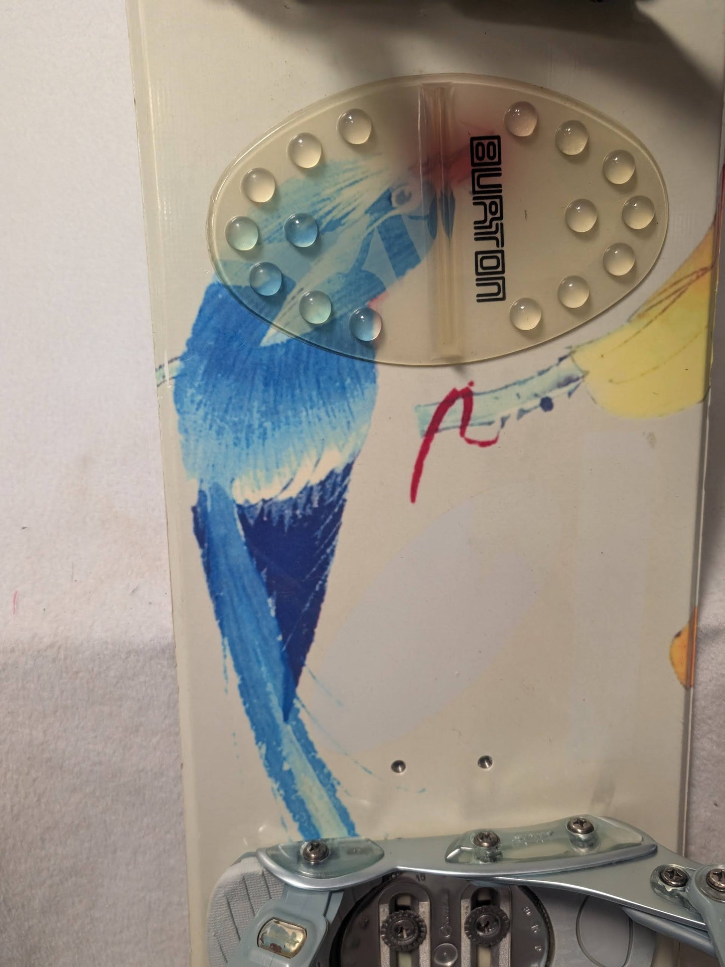 Ride Solace Snowboards Medium Ride Bindings Size 142 Cm Color White Used