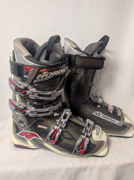 Nordica SpeedMachine 12 Ski Boots Size 29.5 Color Gray Condition Used