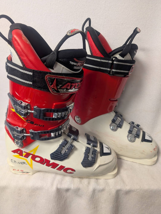 Atomic Ski Boots Size 26 Color White Used Vintage