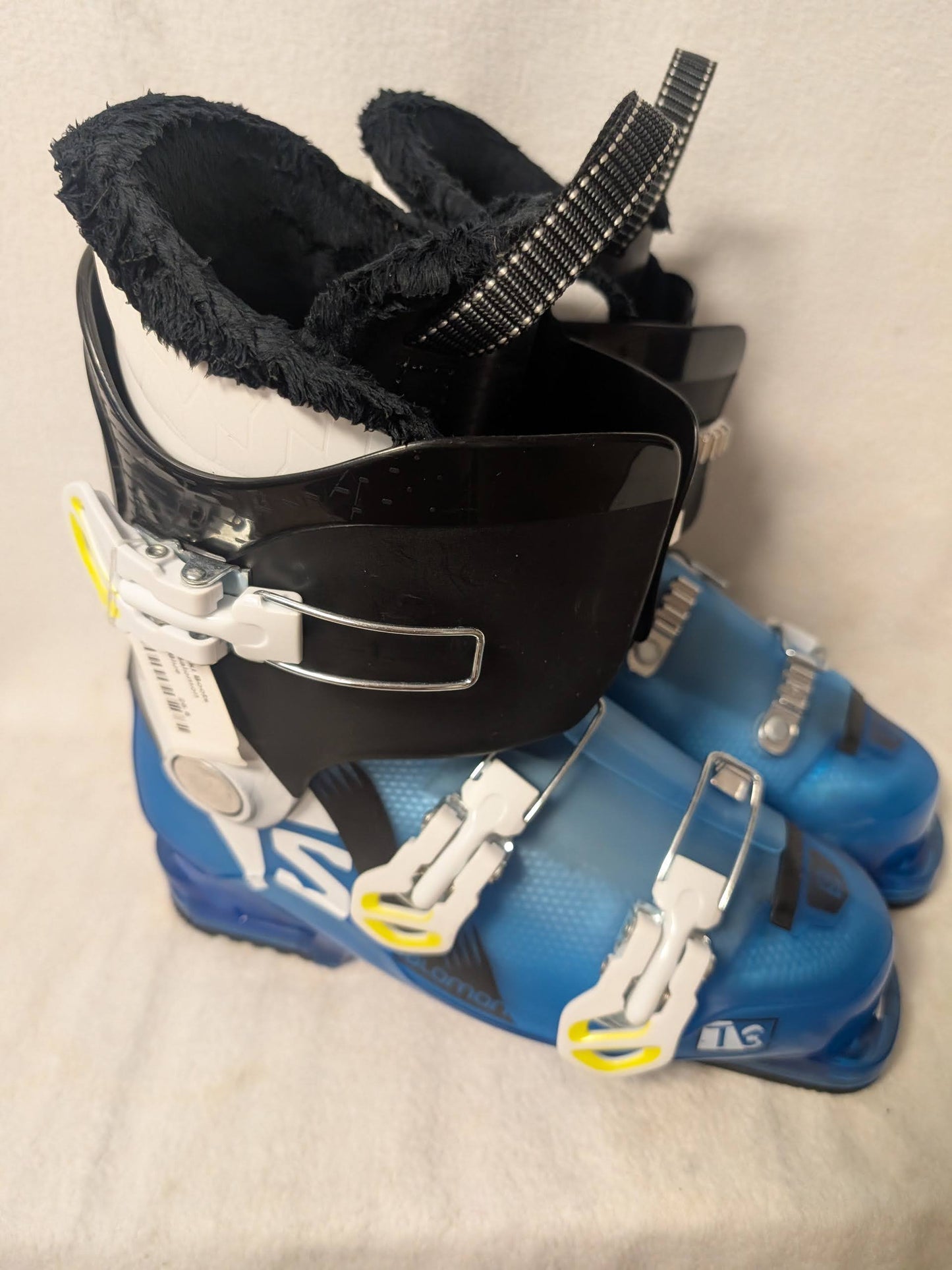 Salomon T3 Ski Boots Size 25.5 Color Blue Condition Used