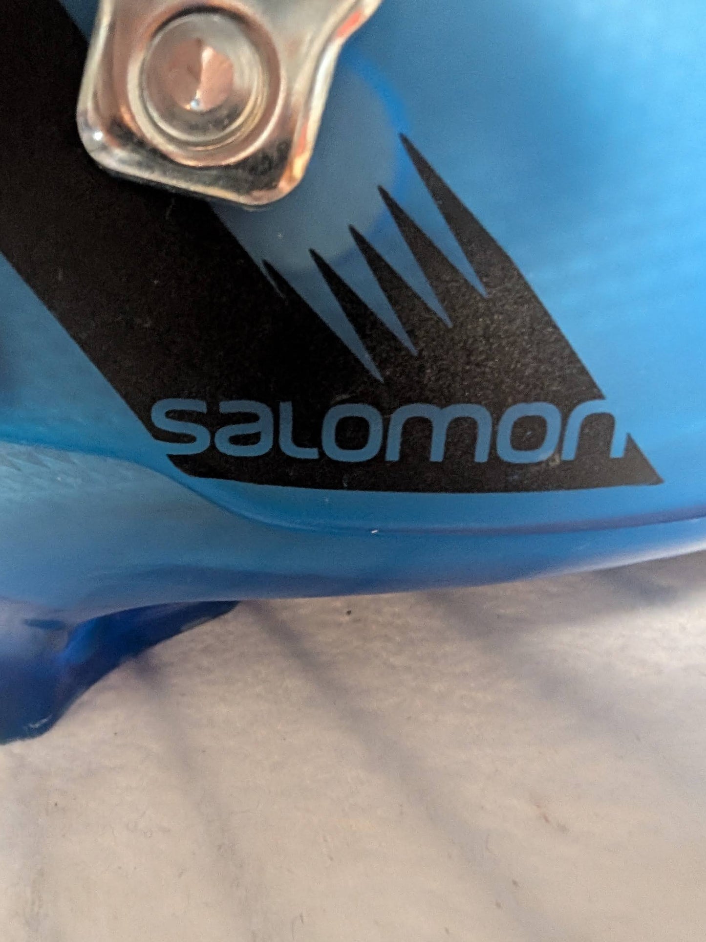 Salomon T3 Ski Boots Size 25.5 Color Blue Condition Used