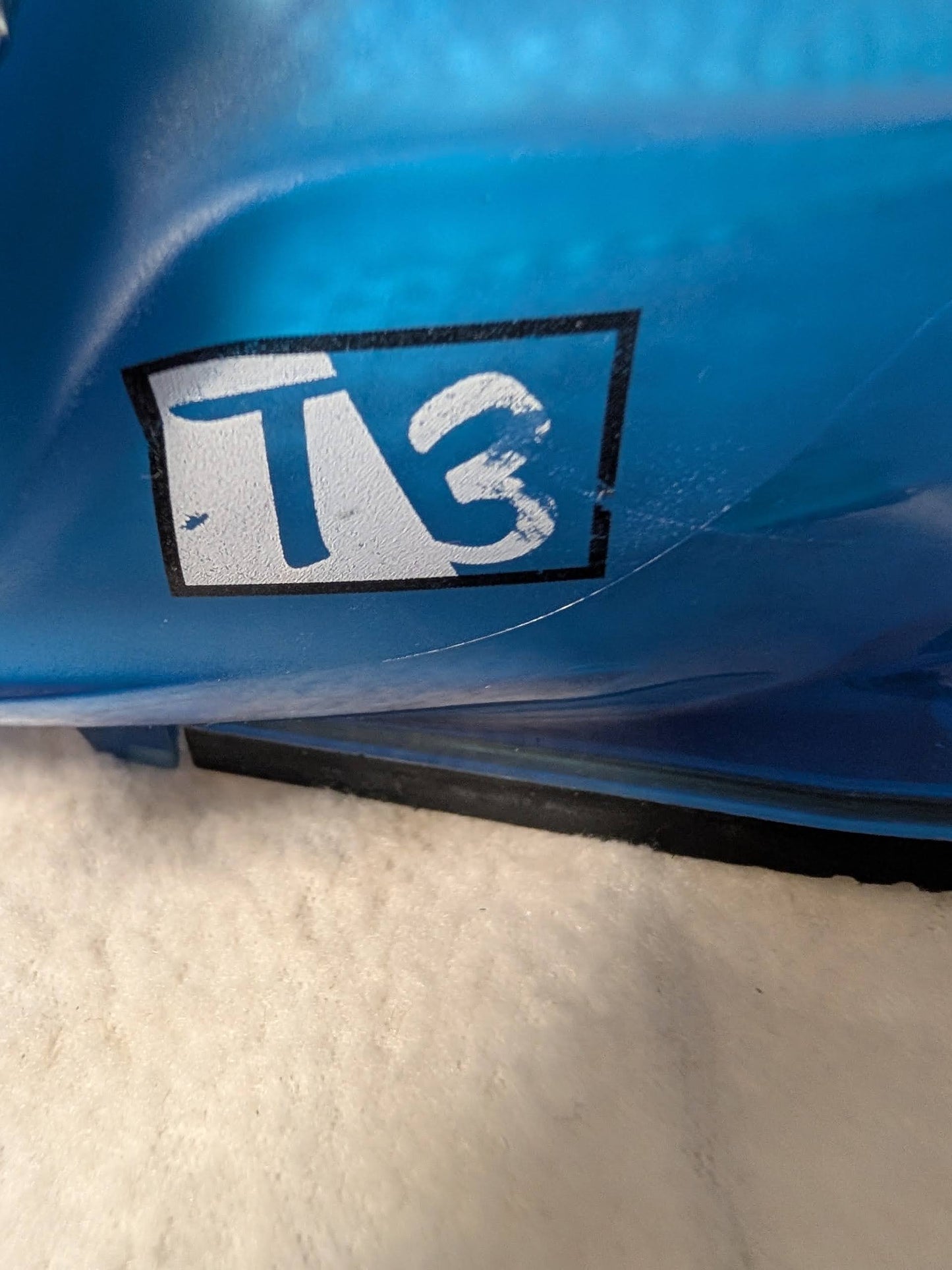 Salomon T3 Ski Boots Size 25.5 Color Blue Condition Used