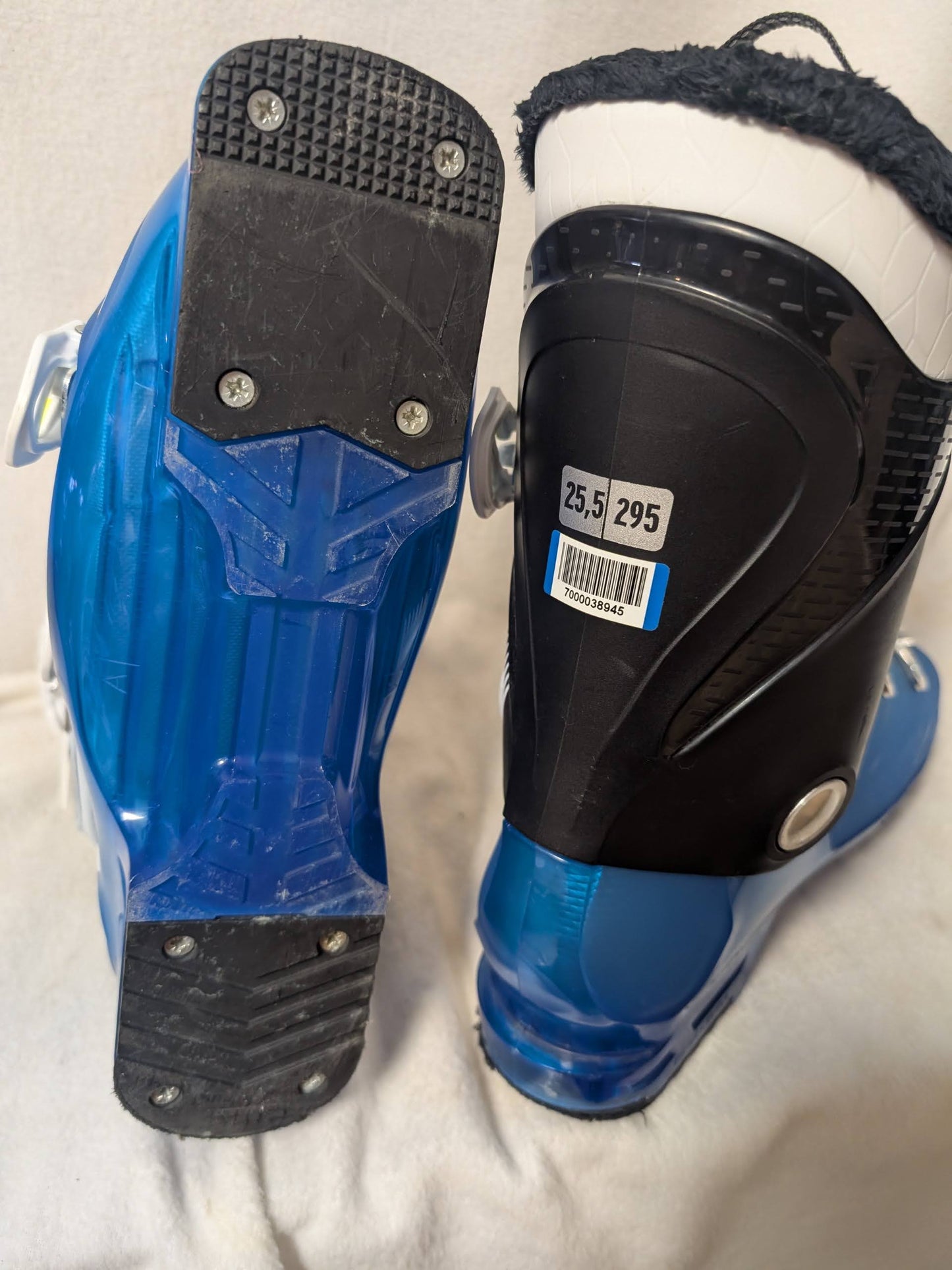 Salomon T3 Ski Boots Size 25.5 Color Blue Condition Used