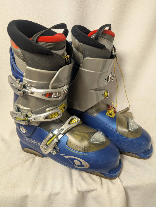 Salomon Ellipse 10.0 Ski Boots Size 28.5 Color Blue Condition Used