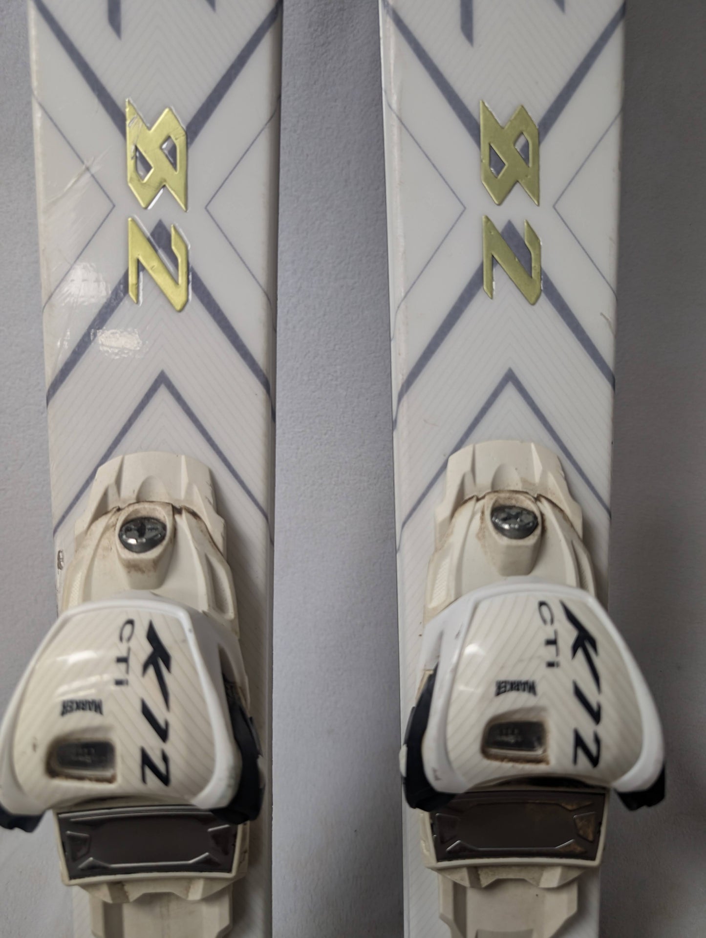 Kastle 82 Skis Marker K12 Bindings 172 Cm Color White Condition Used