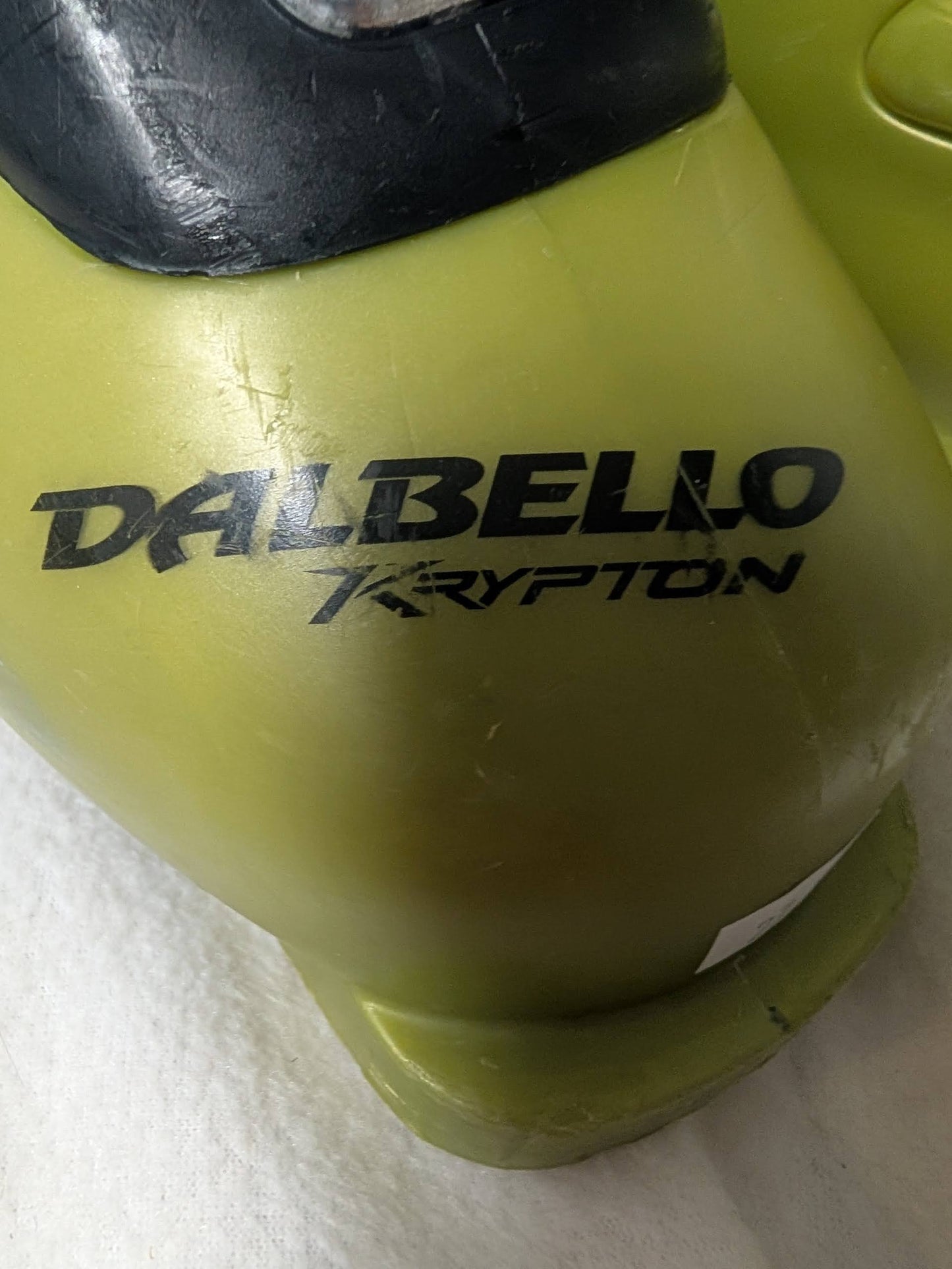 Dalbello Krypton Ski Boots Size 27.5 Color Yellow Condition Used