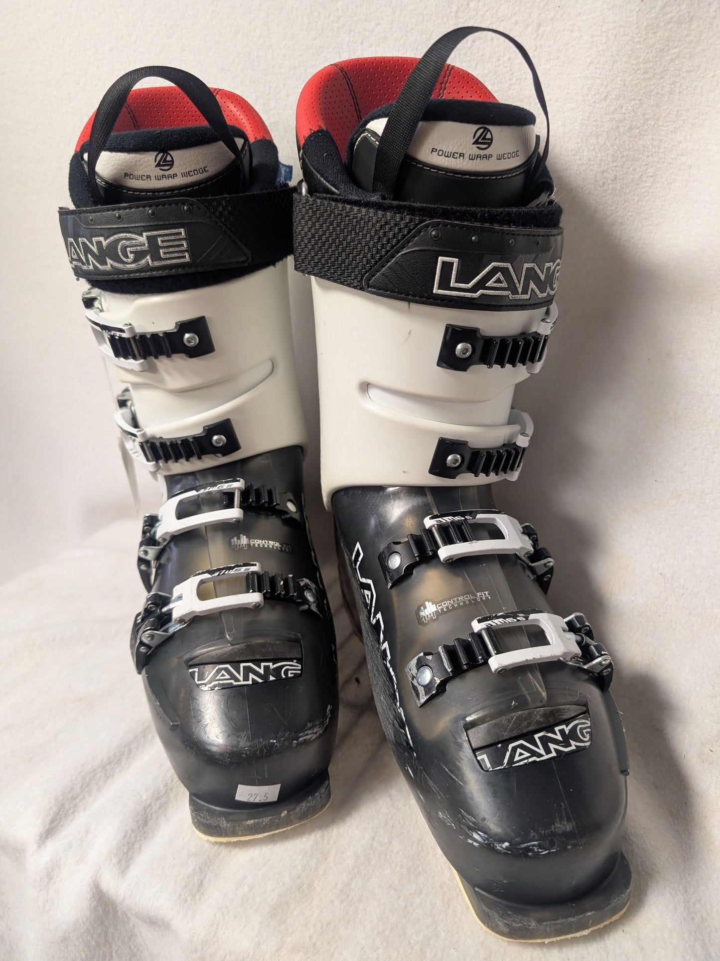 Lange RX100LV Ski Boots Size 27.5 Color Black Condition Used