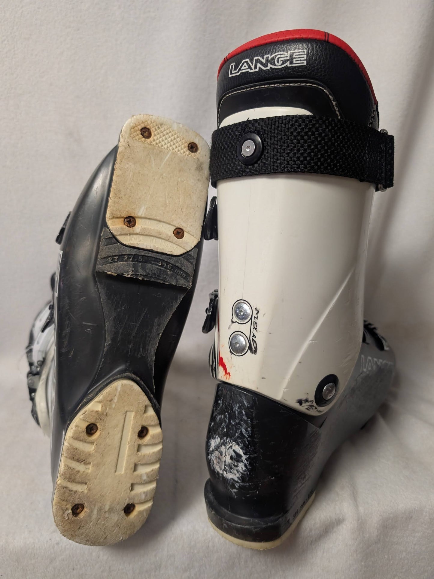 Lange RX100LV Ski Boots Size 27.5 Color Black Condition Used