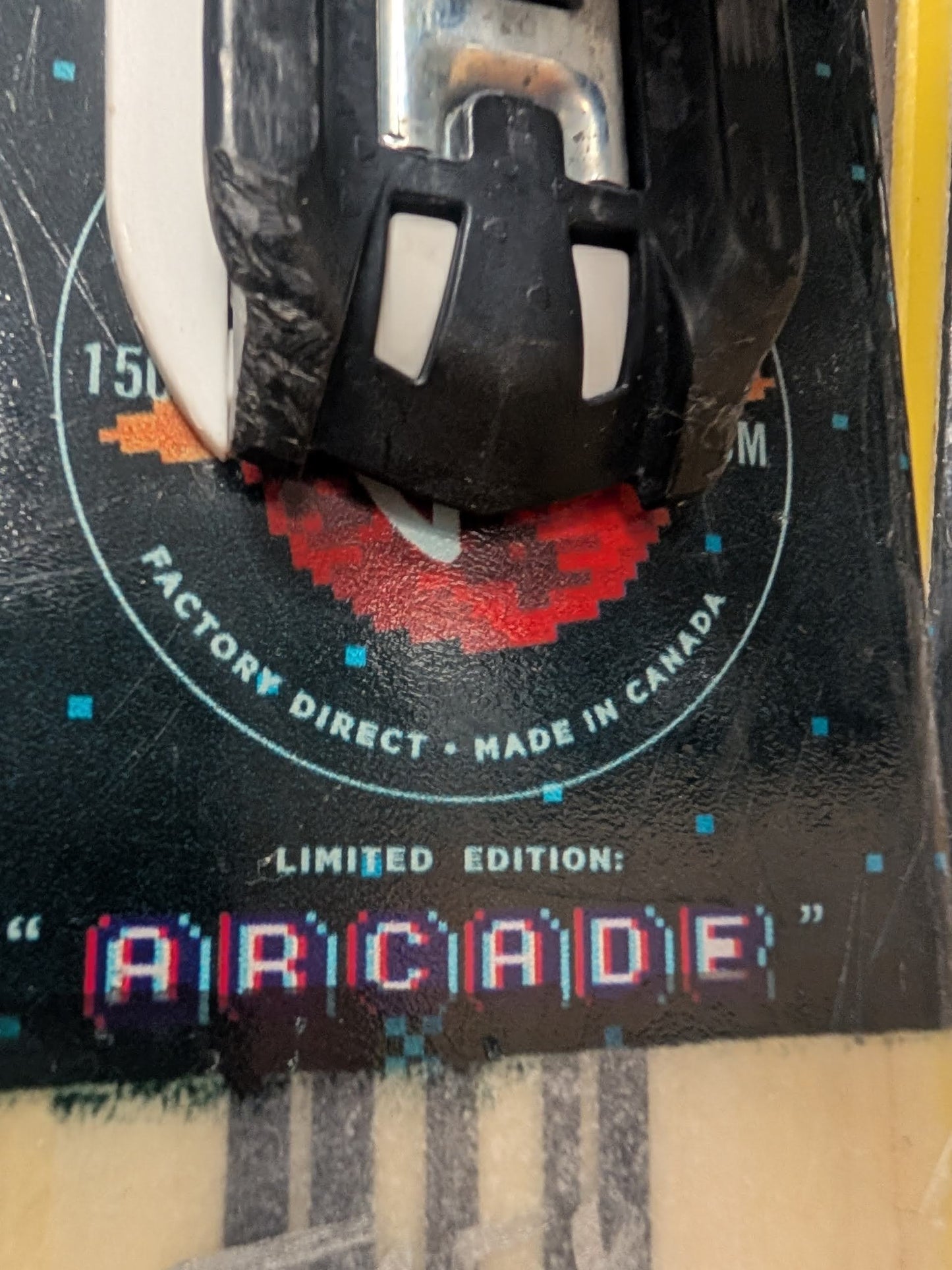 JSkis Arcade Salomon Warden 11 Bindings Size 150 Black Used