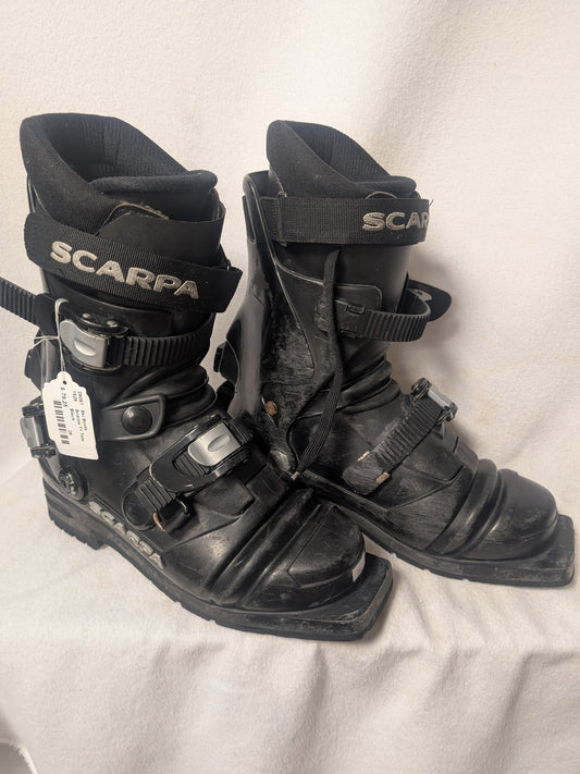 Scarpa T1 Telemark Ski Boots Size 26 Color Black Condition Used XC
