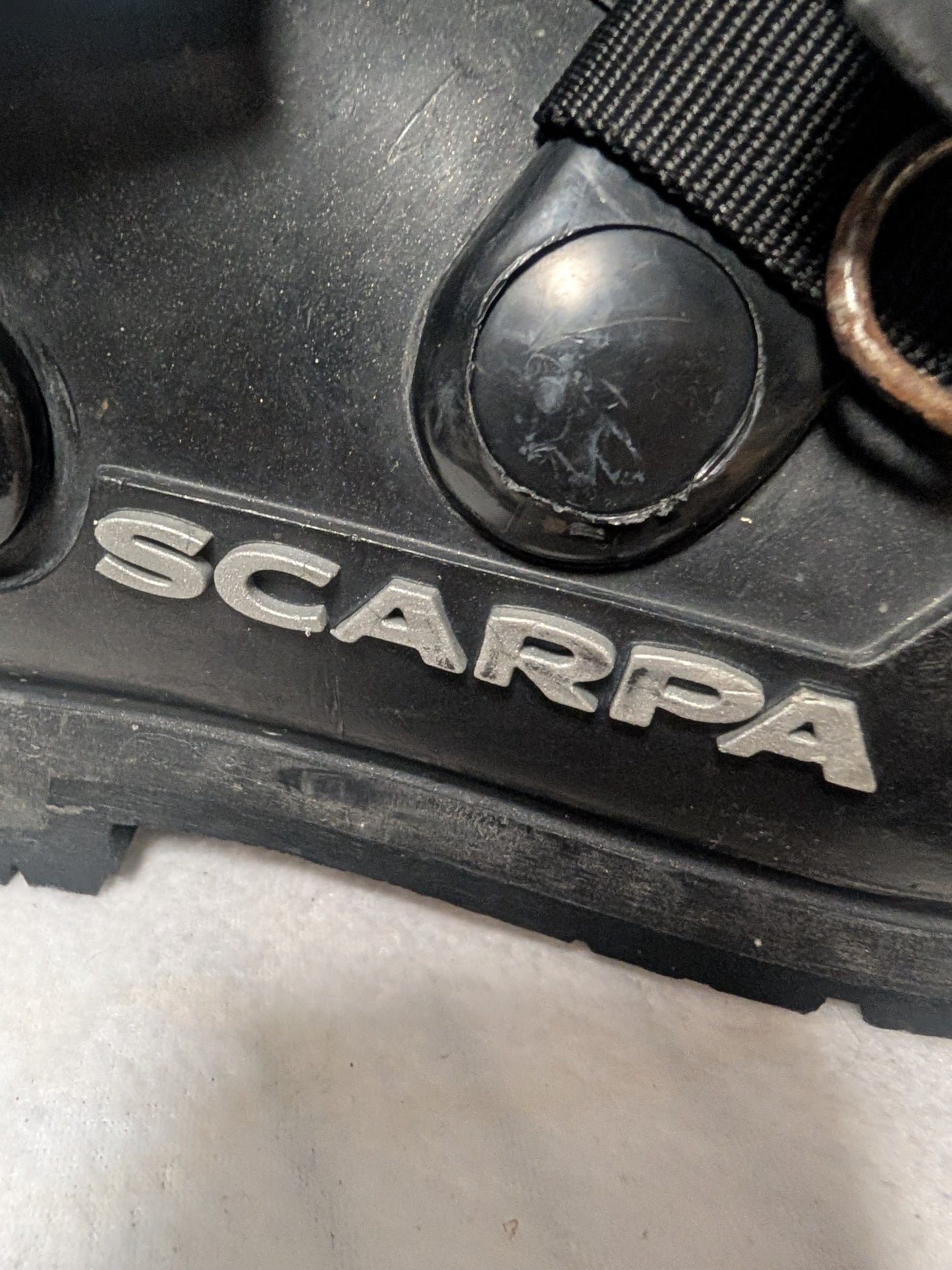 Scarpa T1 Telemark Ski Boots Size 26 Color Black Condition Used XC