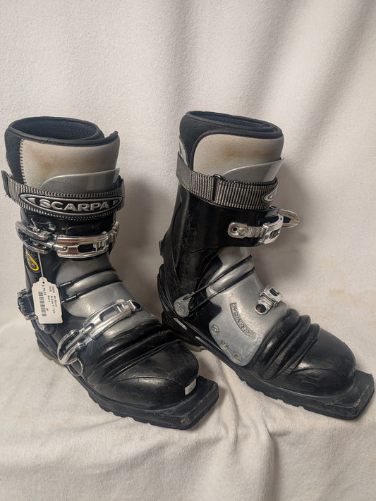 Scarpa T1 Telemark Ski Boots Size 29 Color Black Condition Used XC