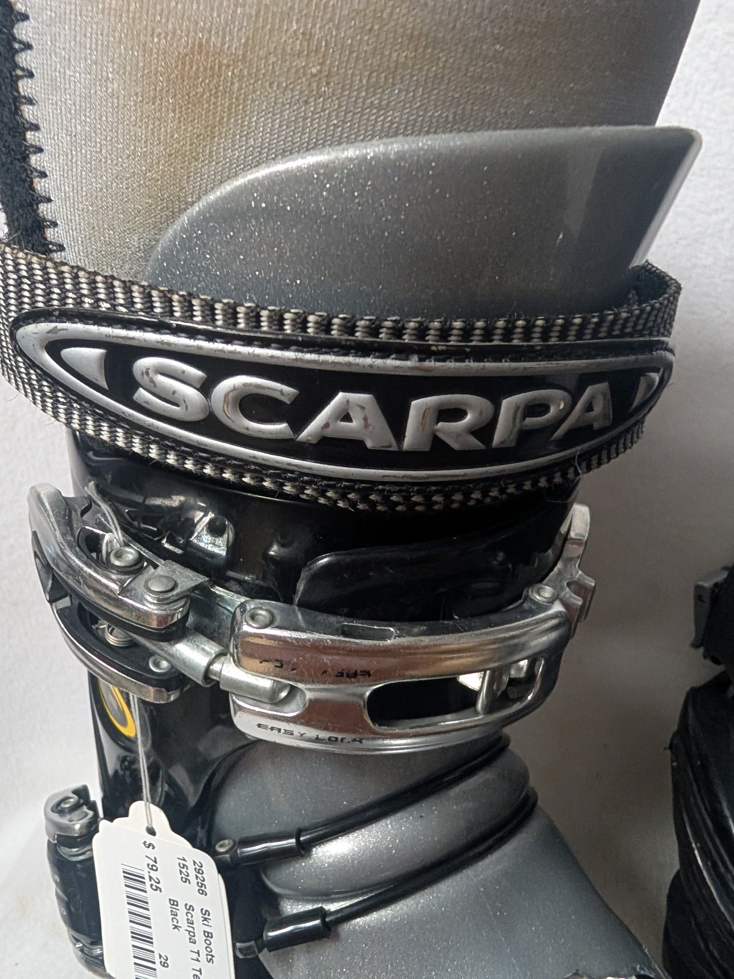 Scarpa T1 Telemark Ski Boots Size 29 Color Black Condition Used XC