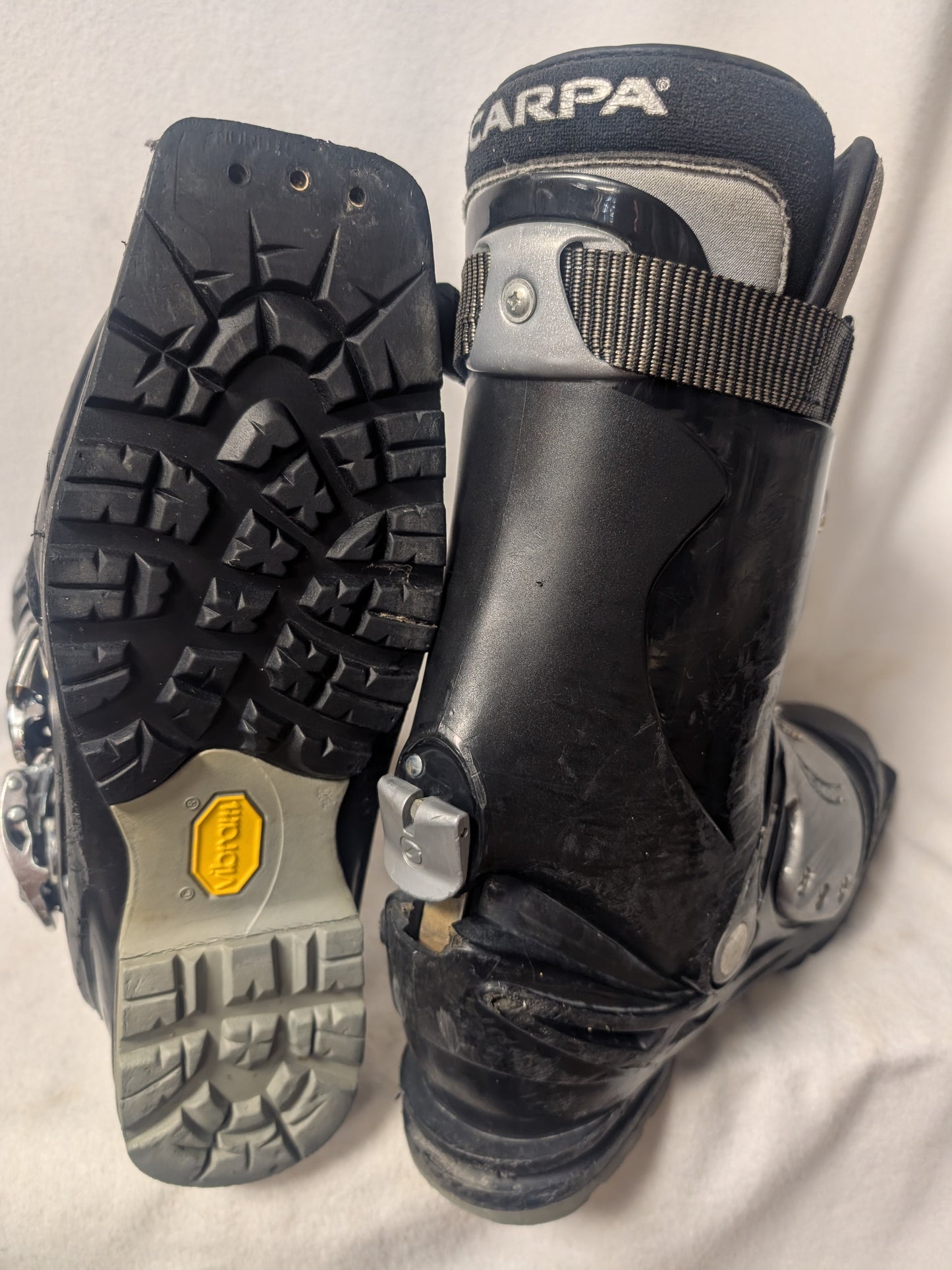 Scarpa T1 Telemark Ski Boots Size 29 Color Black Condition Used XC