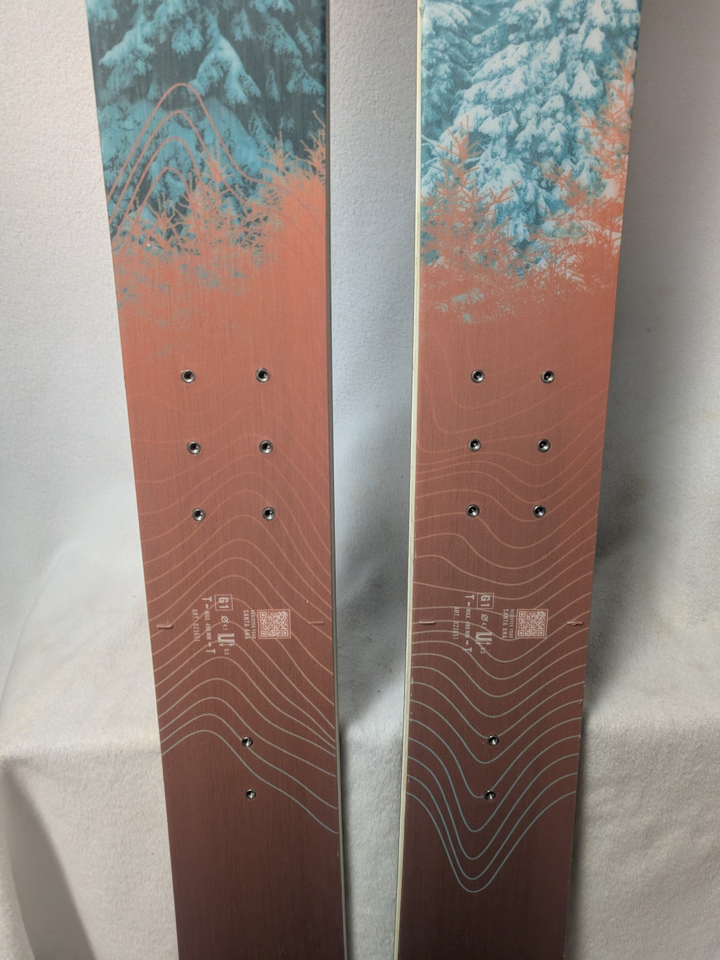Nordica Santa Ana Skis No Bindings Size 161 Cm Blue Used