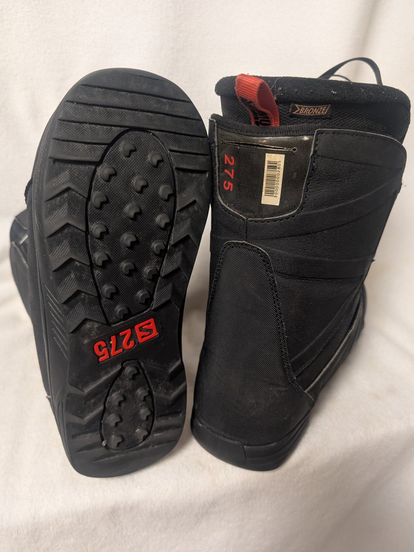 Salomon Faction RTL Boa Snowboard Boots Size 9.5 Black Used