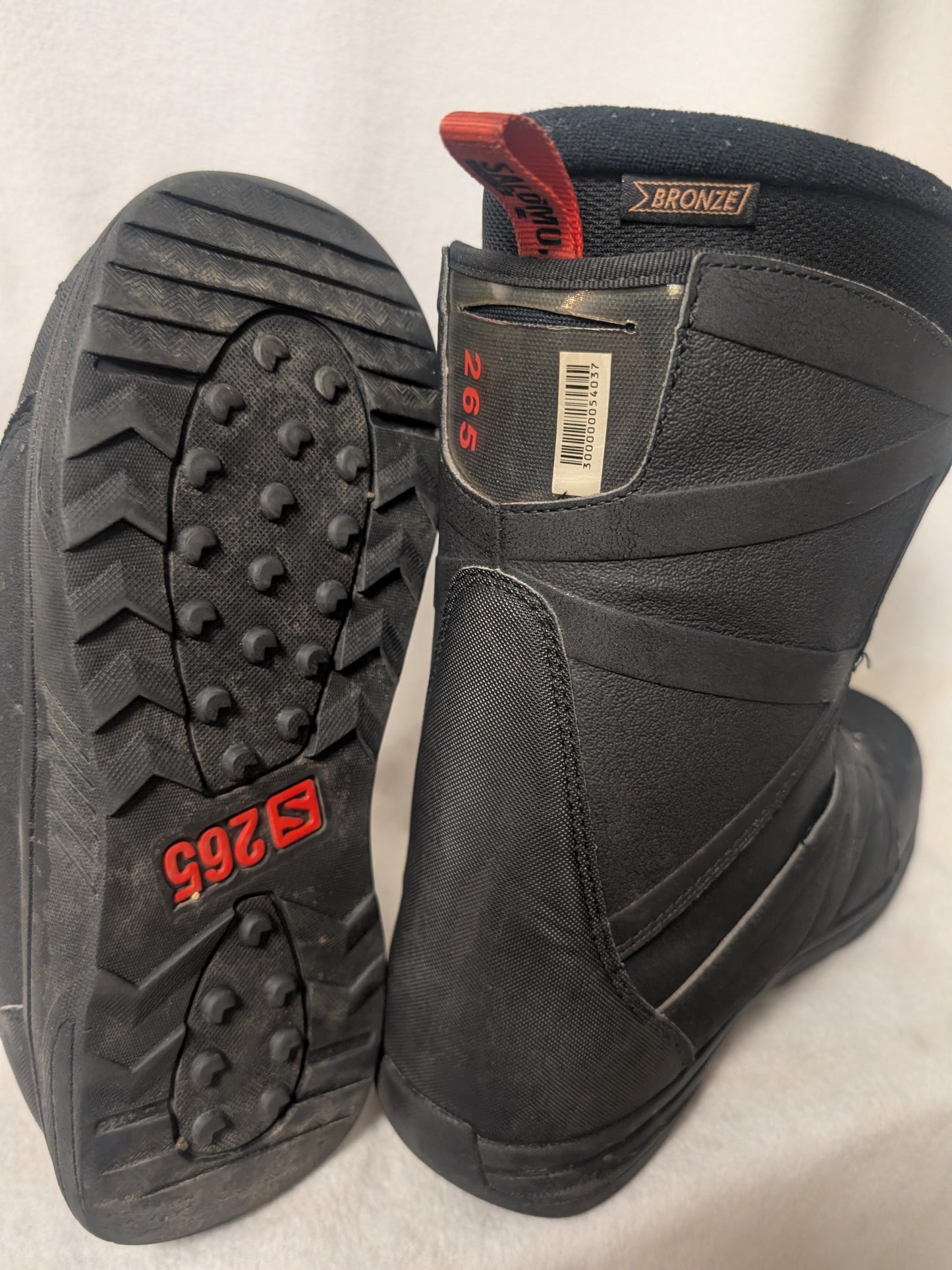 Salomon Faction RTL Boa Snowboard Boots Size 8.5 Black Used