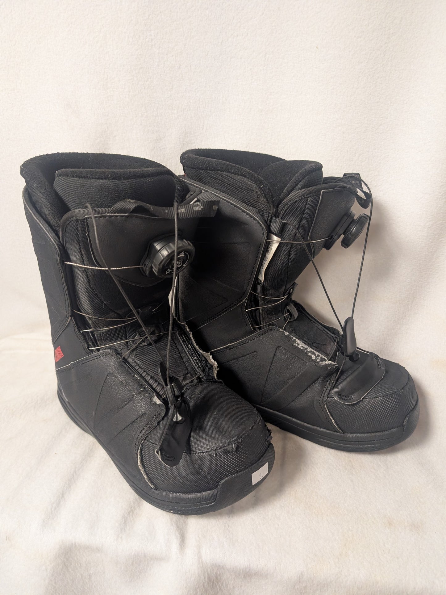 Salomon Faction RTL Boa Snowboard Boots Size 8 Black Used