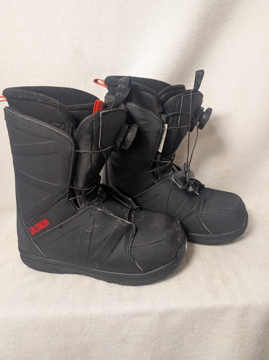 Salomon Faction RTL Boa Snowboard Boots Size 7.5 Black Used