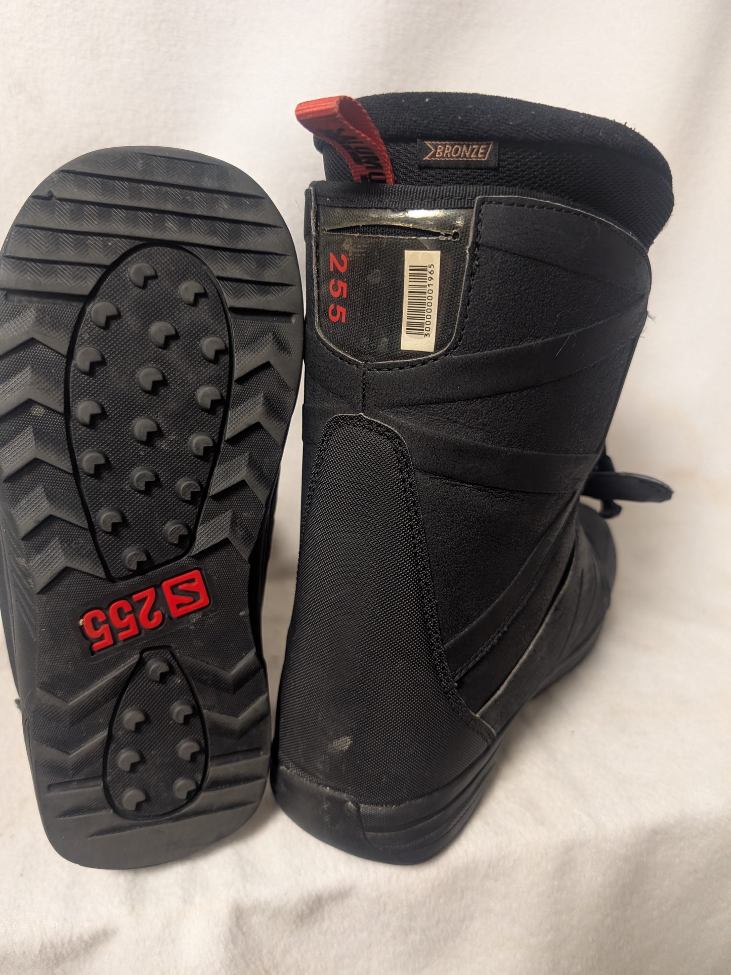 Salomon Faction RTL Boa Snowboard Boots Size 7.5 Black Used