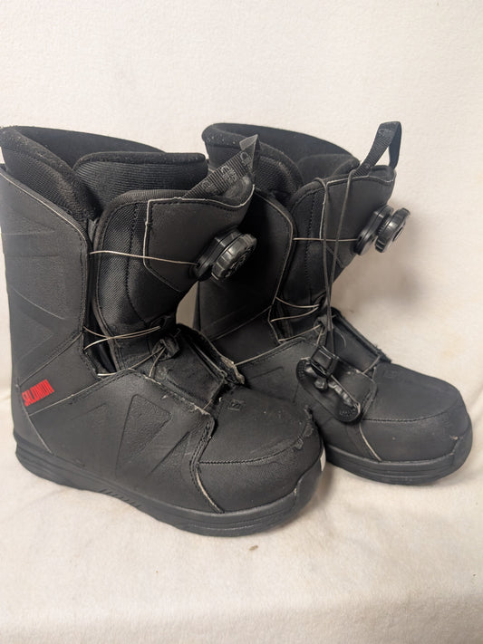 Salomon Faction RTL Boa Snowboard Boots Size 7 Black Used