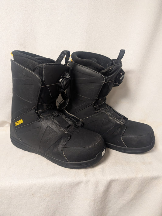 Salomon Faction RTL Boa Snowboard Boots Size 13 Black Used