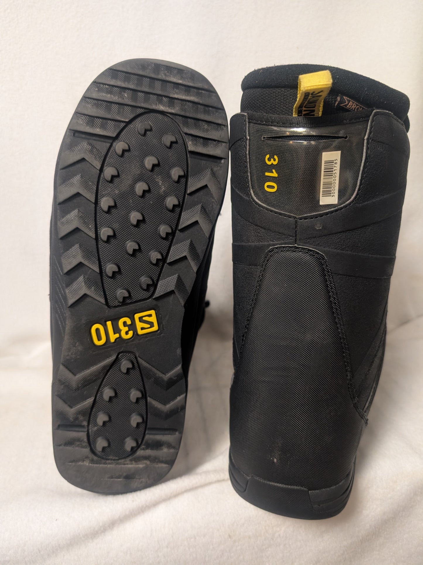 Salomon Faction RTL Boa Snowboard Boots Size 13 Black Used