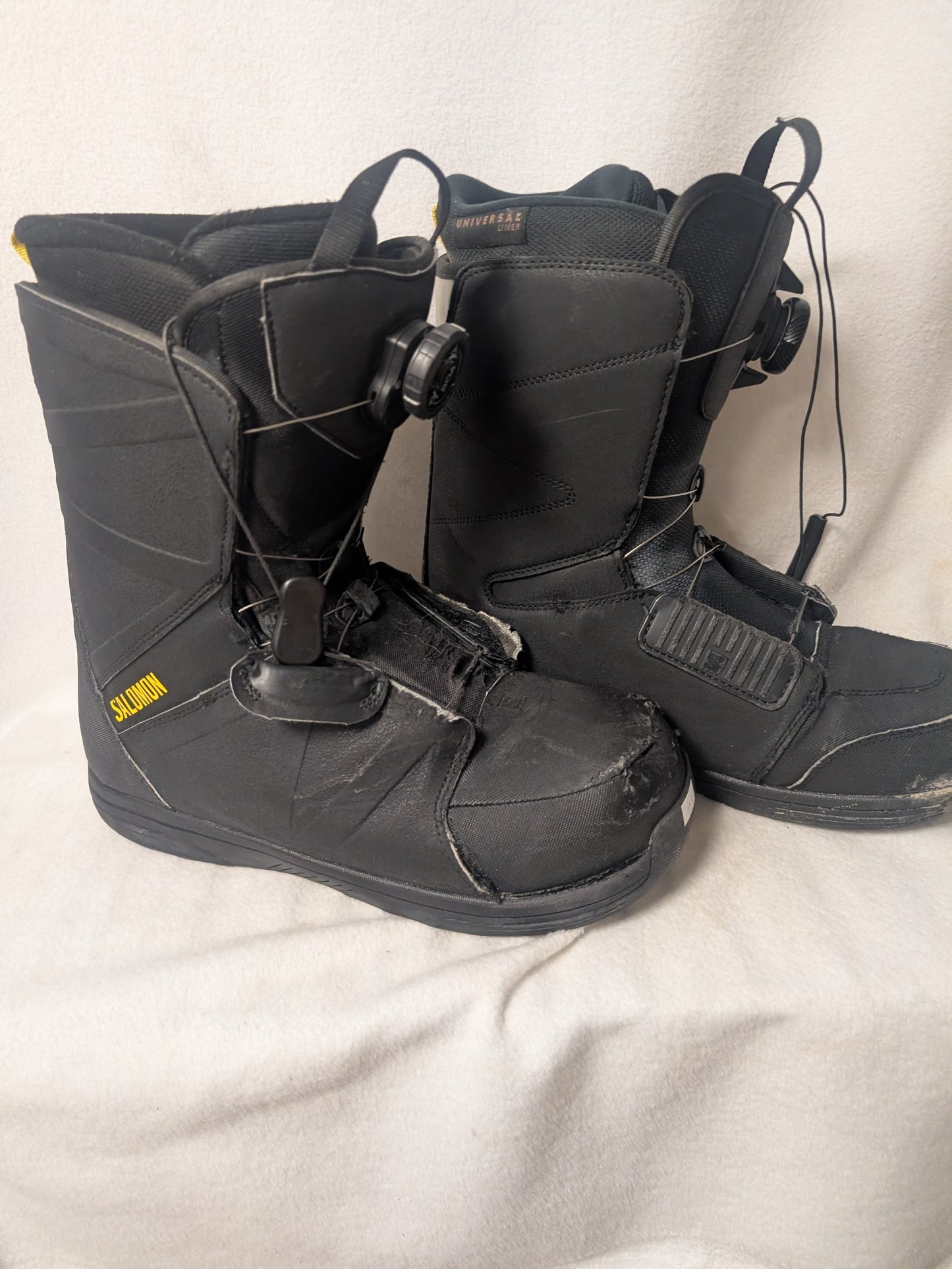 Salomon Faction RTL Boa Snowboard Boots Size 11.5 Black Used