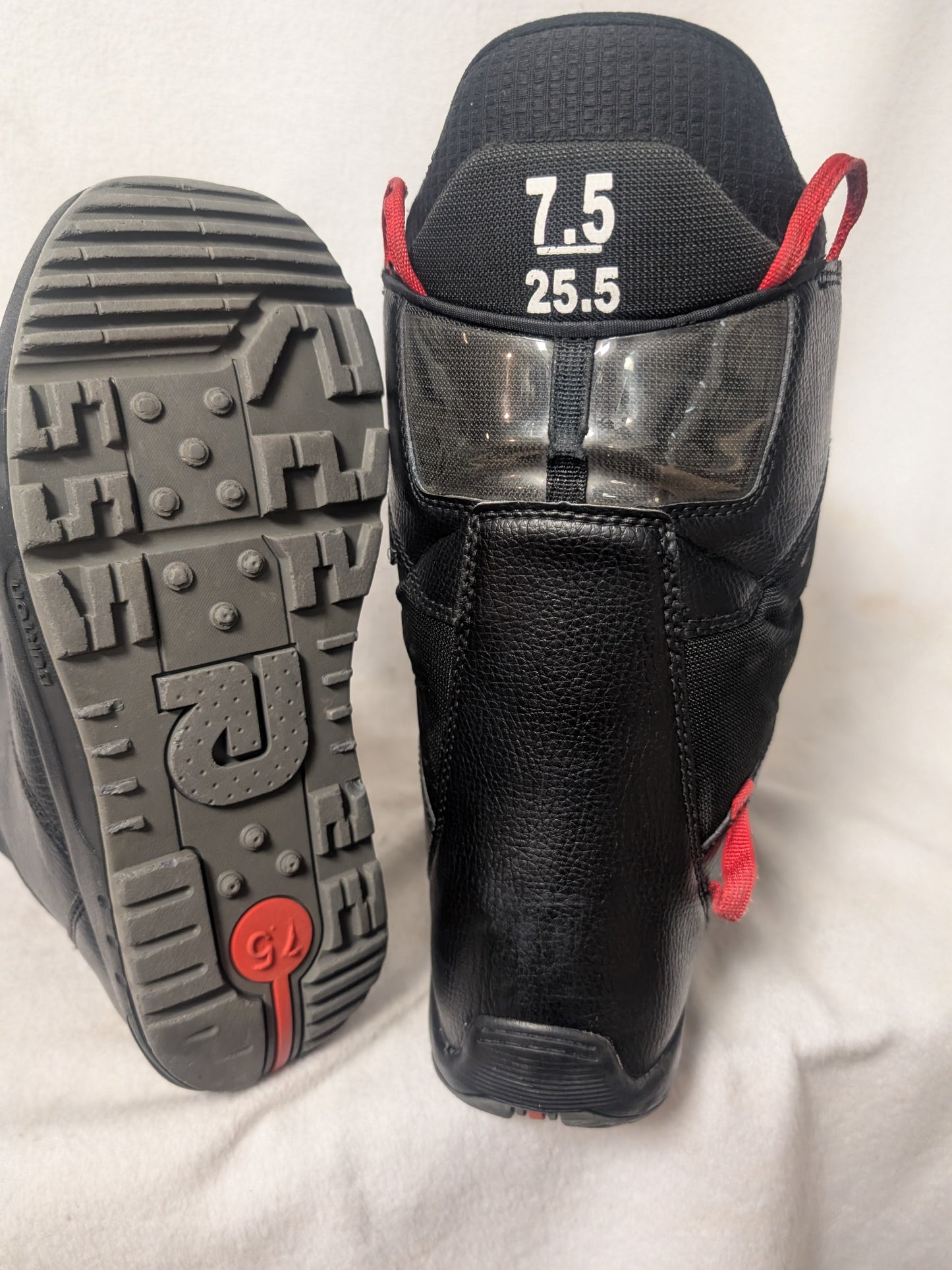 Burton Boa Progression Snowboard Boots Size 7.5 Black Used