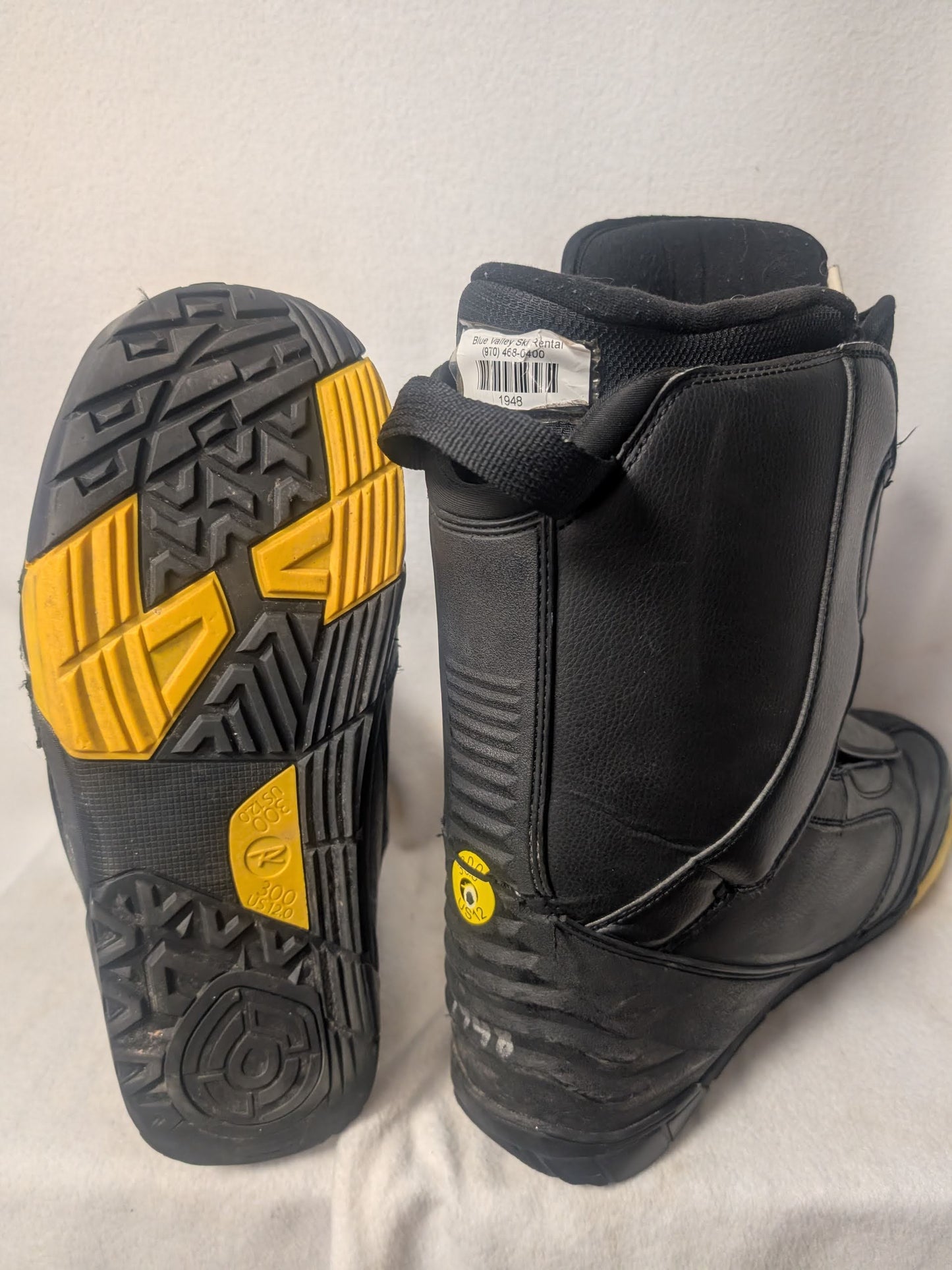 Rossignol Excite Boa Shield Snowboard Boots Size 12 Color Black Condition Used