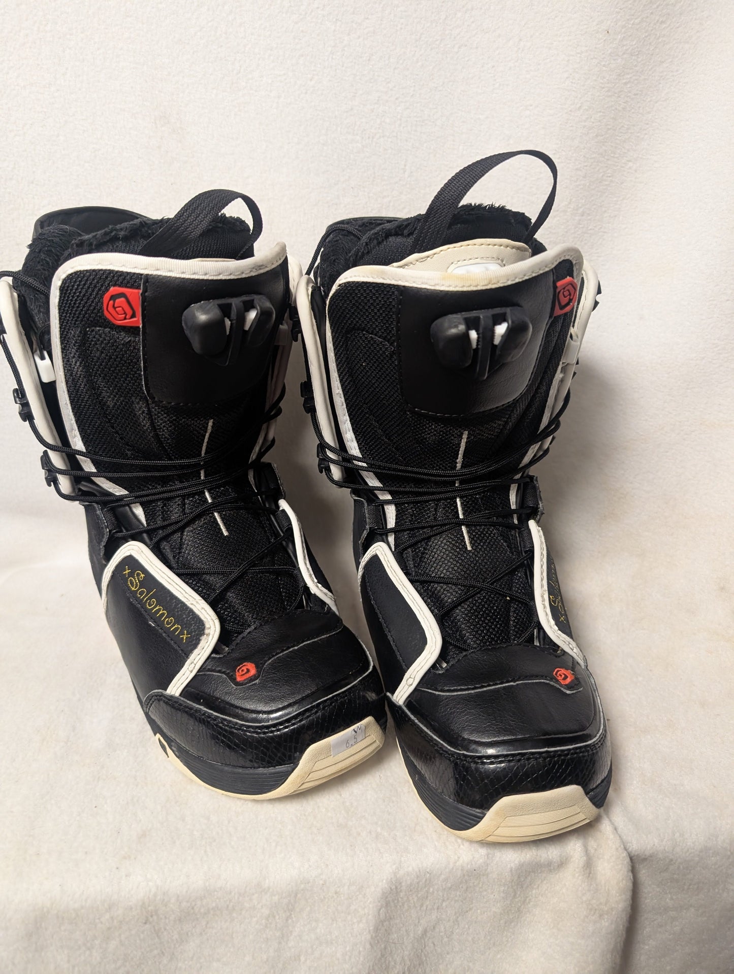 Salomon Kiana Snowboard Boots Size 6.5 Color Black Condition Used Women